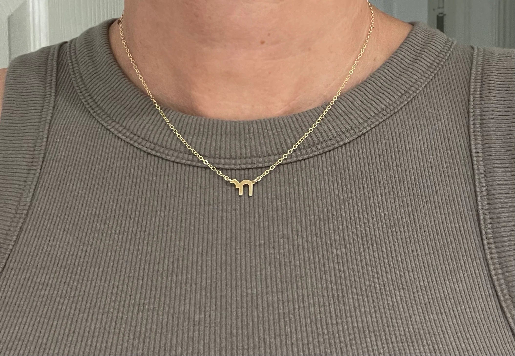 Mini Chai Charm Necklace - (Sterling Silver or Gold-Plated)、mySite、topwebapps