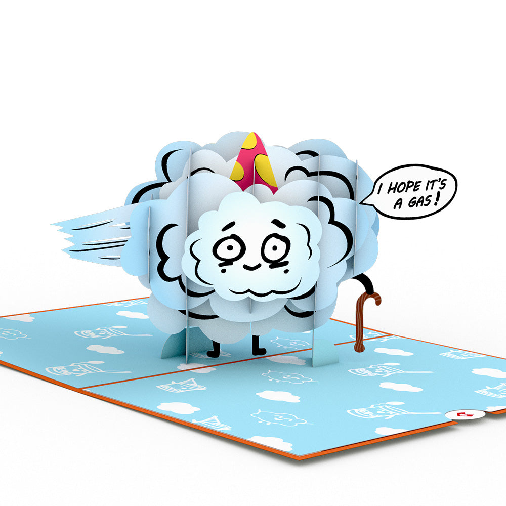 Happy Birthday to an Old Fart Pop-Up Card、mySite、solidvoid