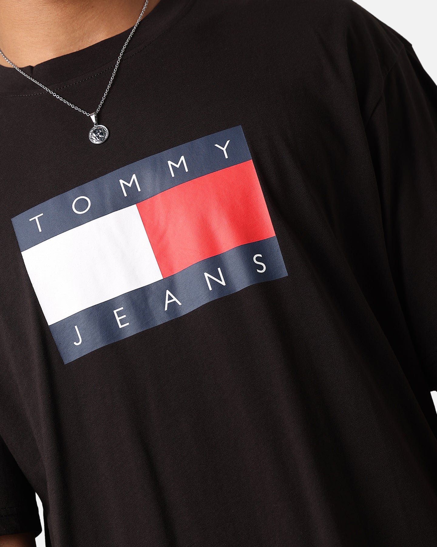 Tommy Jeans TJM Skate Flag T-Shirt Black、mySite、zt4zffjzw