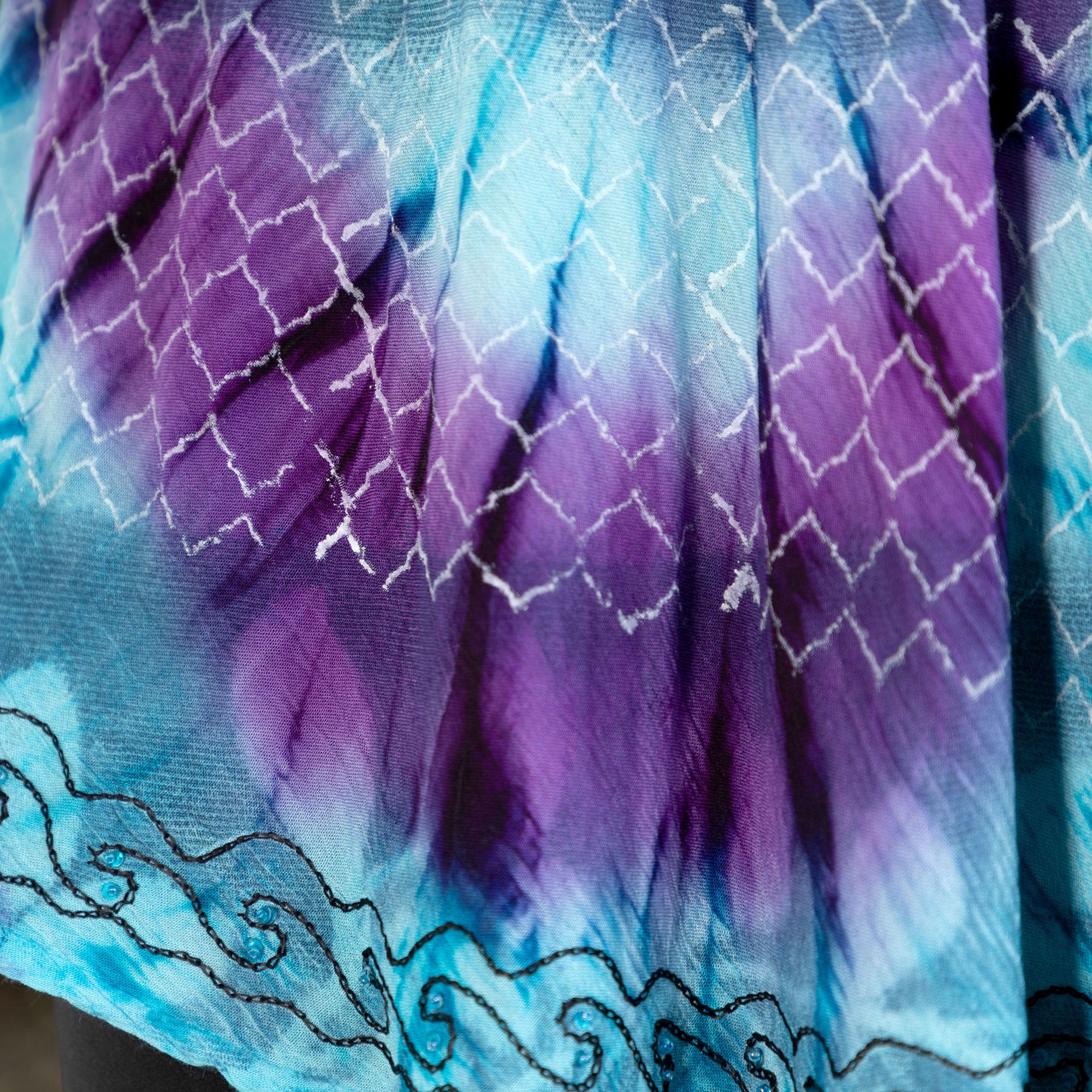 Swirls in the Sky Short Sleeve Tunic、mySite、camillekostekn