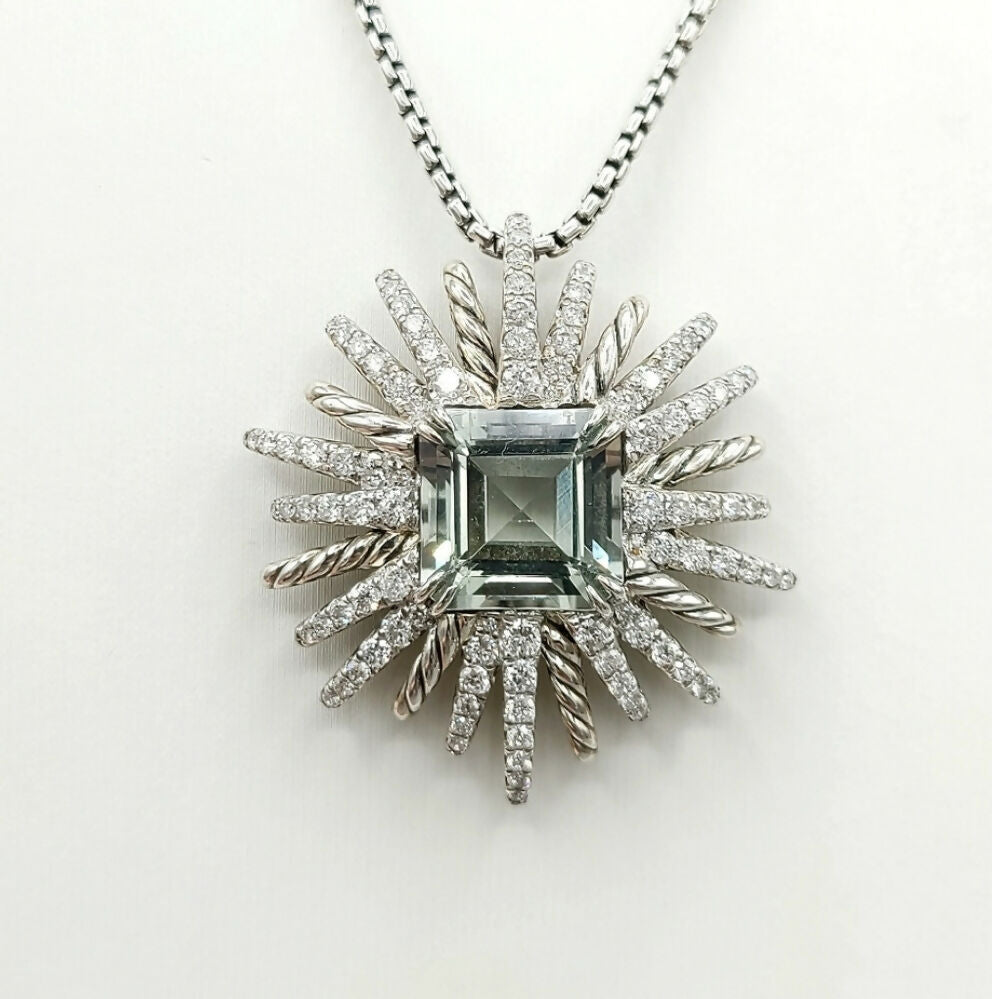 David Yurman Starburst Pendant 鈥?30mm Prasiolite & Diamonds、mySite、hinf8tx79