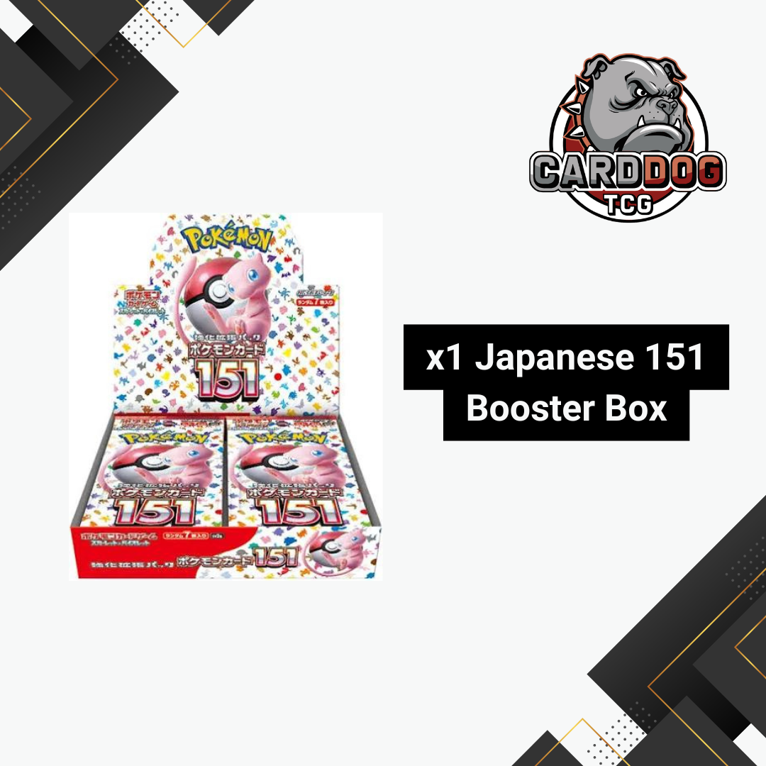 Japanese 151 Booster Box with Shrink | Scarlet & Violet、mySite、waistdrama