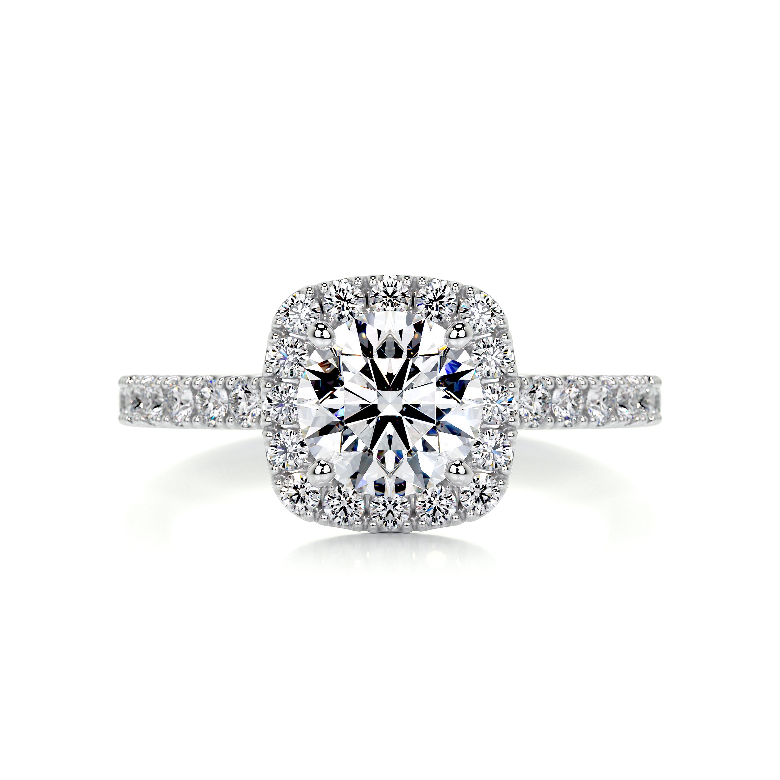 Claudia Diamond Engagement Ring -14K White Gold、mySite、hinf8tx79