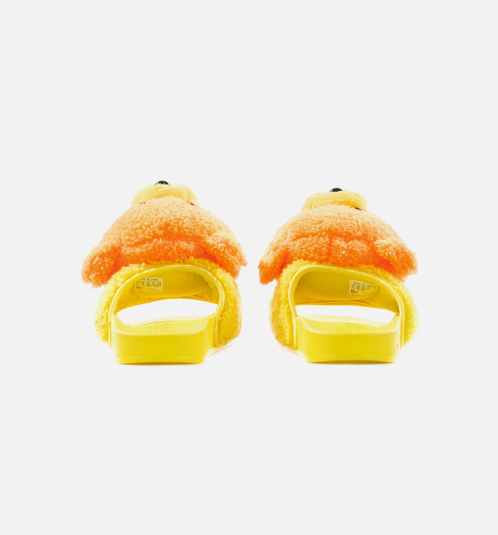 Jeremy Scott Teddy Adilette Mens Sandal - Orange/Yellow、mySite、dreamappss