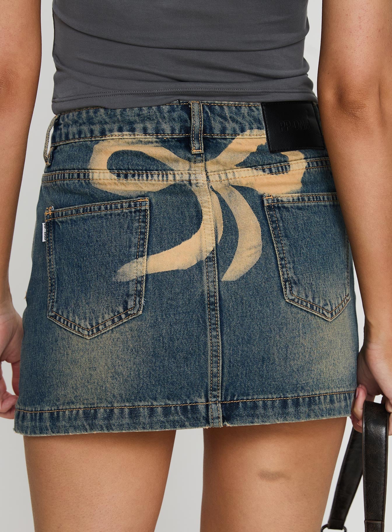 Ribbon Stamp Mini Skirt Antique Wash、mySite、solidvoid