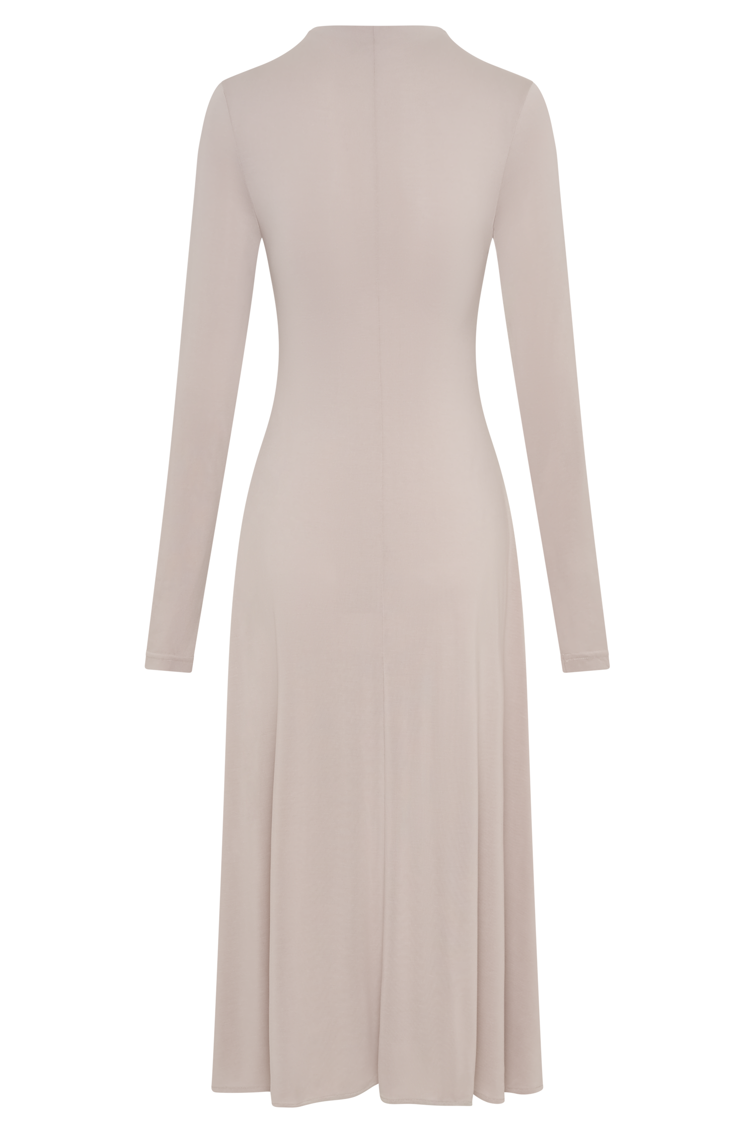 Anders Peached Jersey Midi Dress - Taupe、mySite、solidvoid