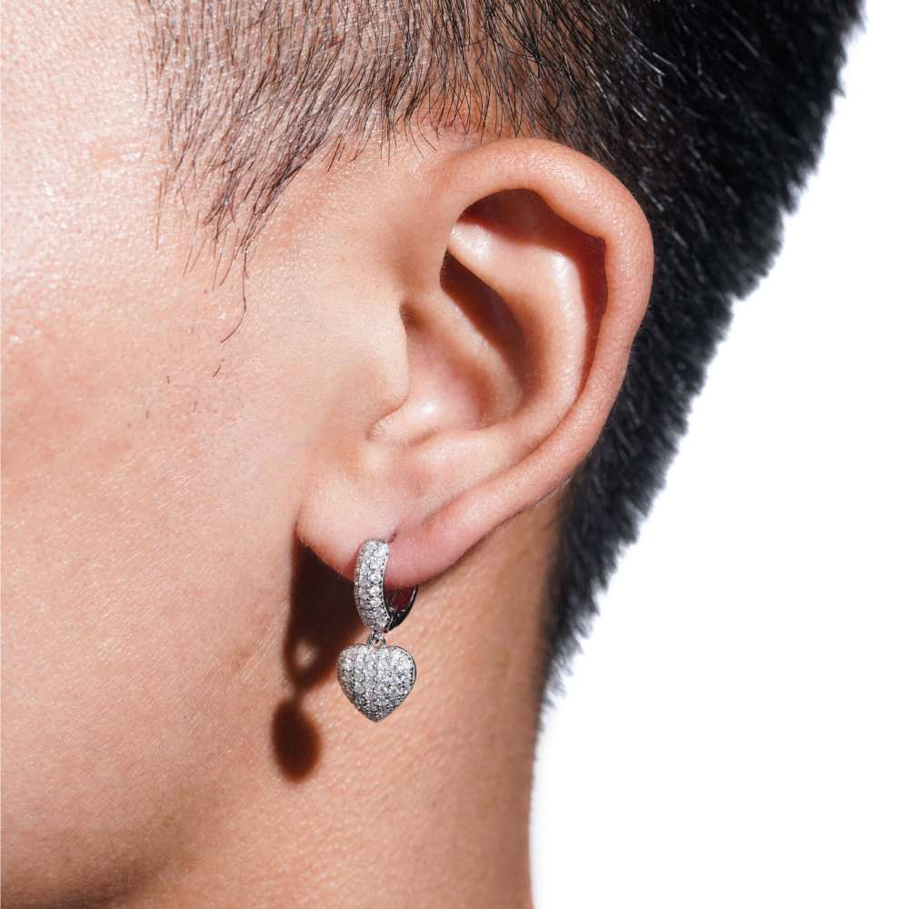 Heart Drop Moissanite Earrings 14K Gold、mySite、hinf8tx79