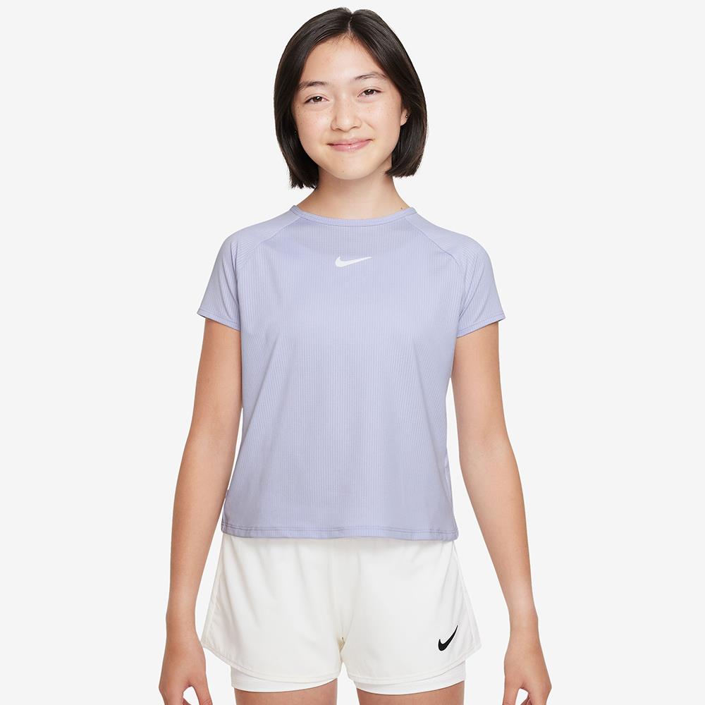 Nike Girls Victory Short Sleeve - Oxygen Purple