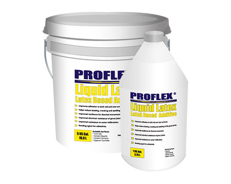 PROFLEX - LIQUID LATEX ADDITIVE FOR THINSET, MORTAR & GROUT, 1 GALLON