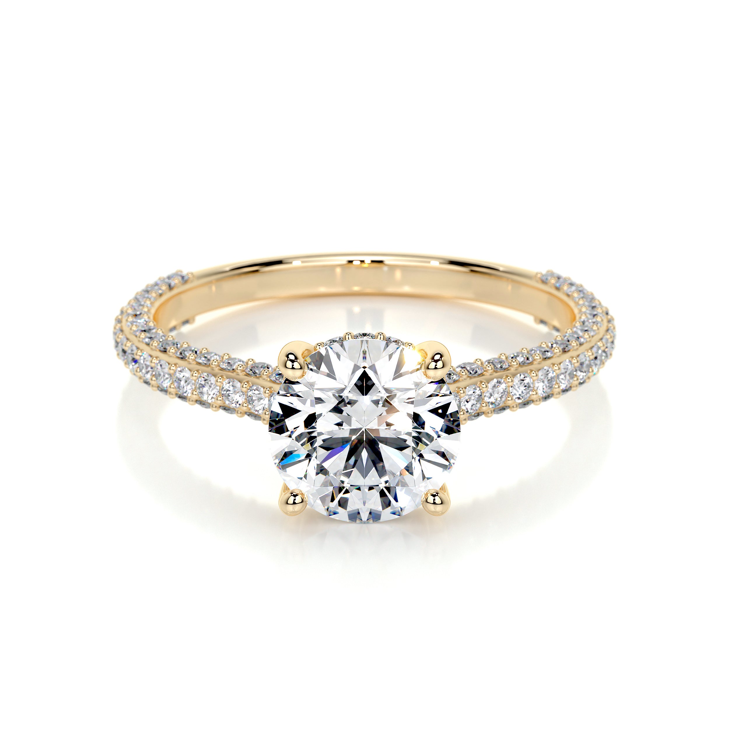 Michaela Lab Grown Diamond Ring -18K Yellow Gold、mySite、hinf8tx79