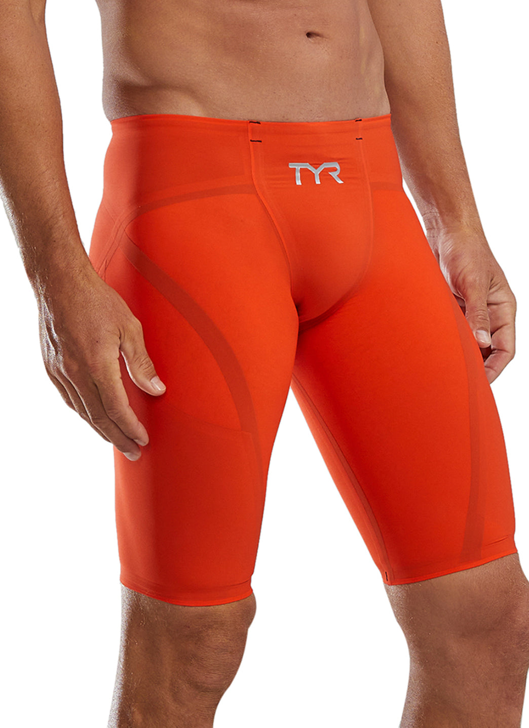 TYR Men's Venzo High Waist Jammer Tech Suit Swimsuit、mySite、noshort