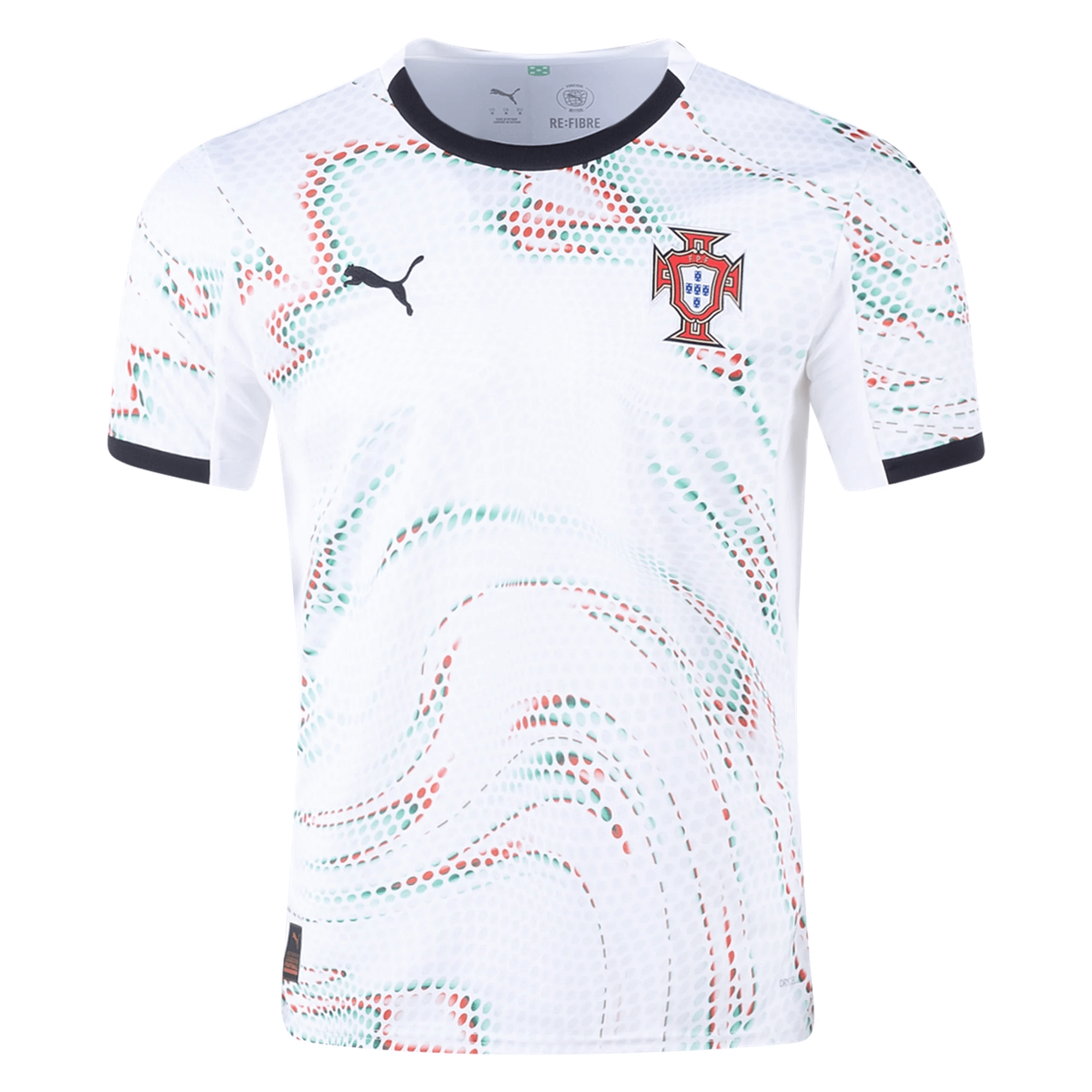 PUMA Men's Portugal 2025/26 Away Jersey White/Green/Red、mySite、bottomscart