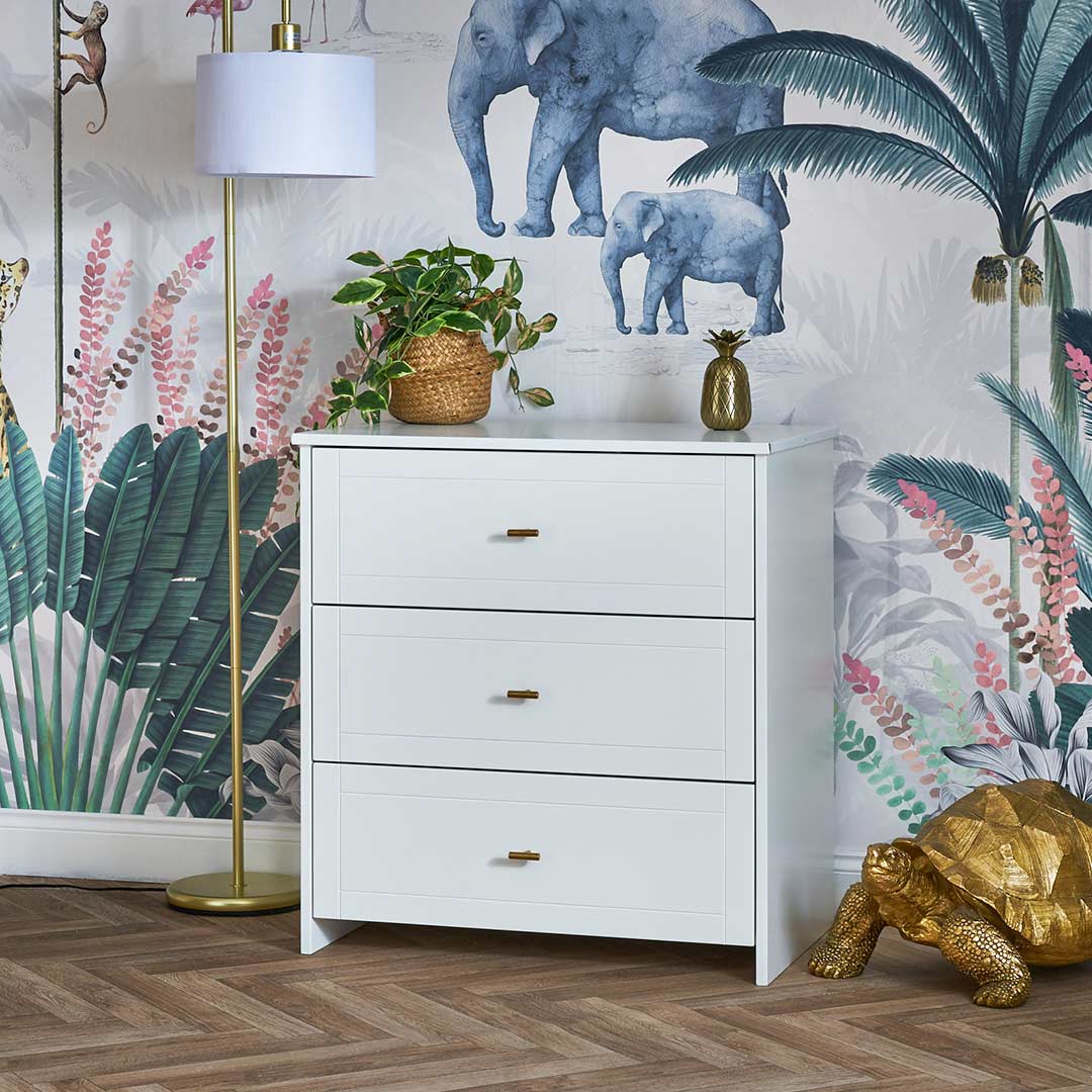 Obaby Evie 3 Piece Room Set - White、mySite、merchandisen
