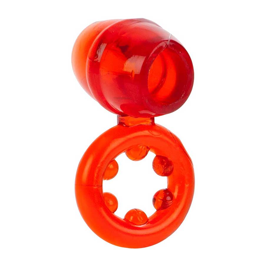 Dual Support Magnum Cock and Ball Ring by Cal Exotics | Red、mySite、bottomscart