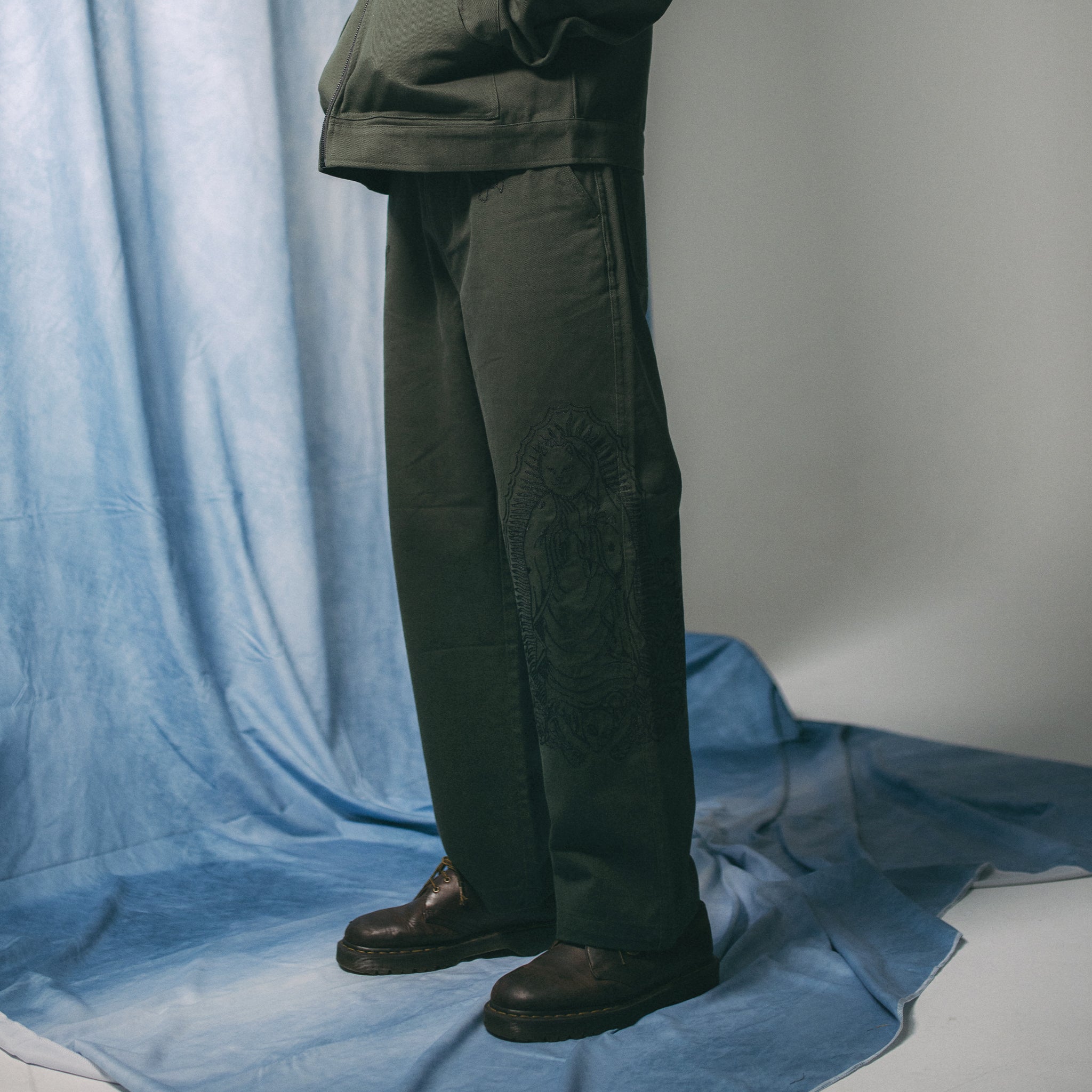  Mother Nerm Twill Pants (Dark Olive)、mySite、merchandisen