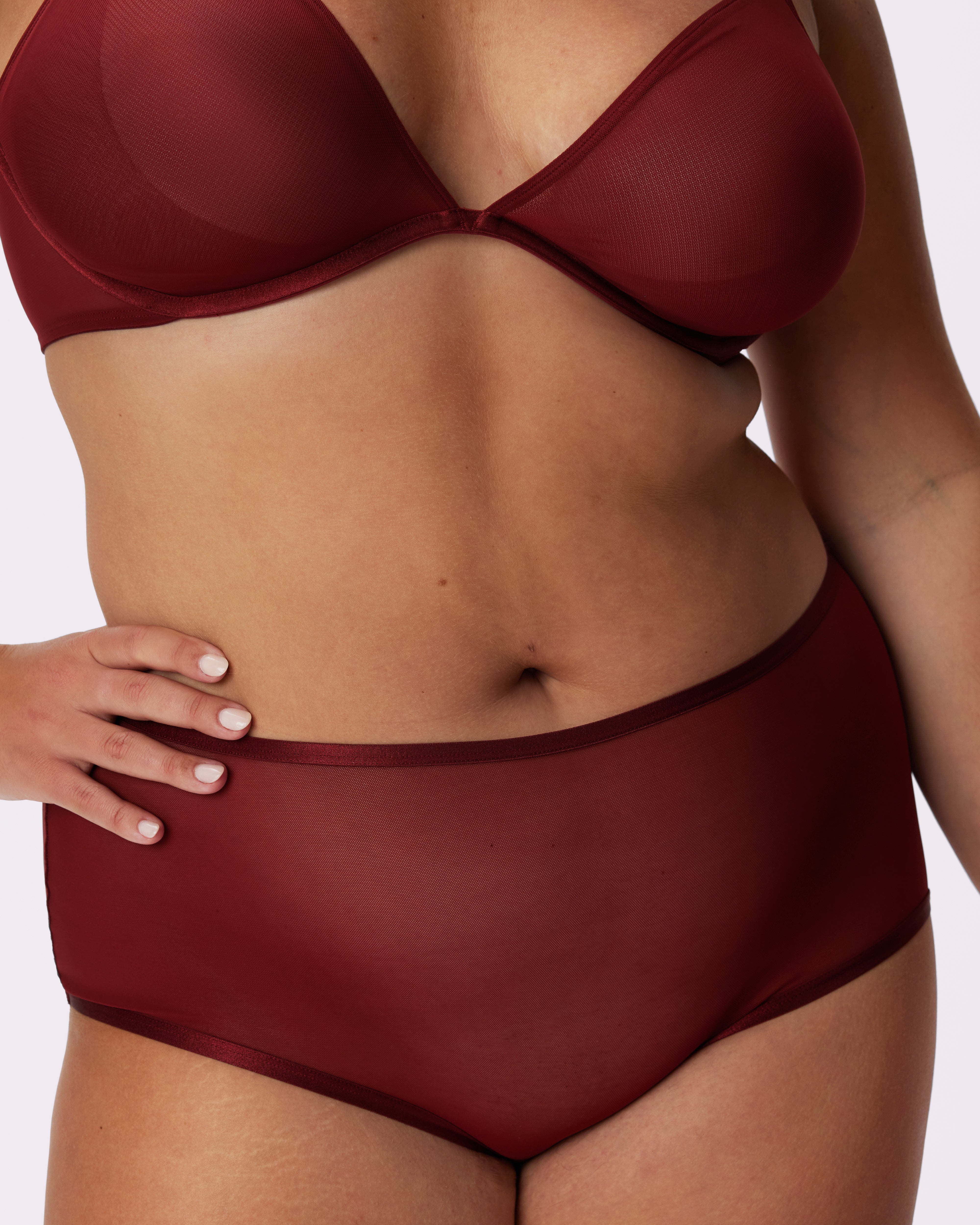 High Rise Boyshort | Silky Mesh | Archive (Twilight)、mySite、bengalsvssteelers