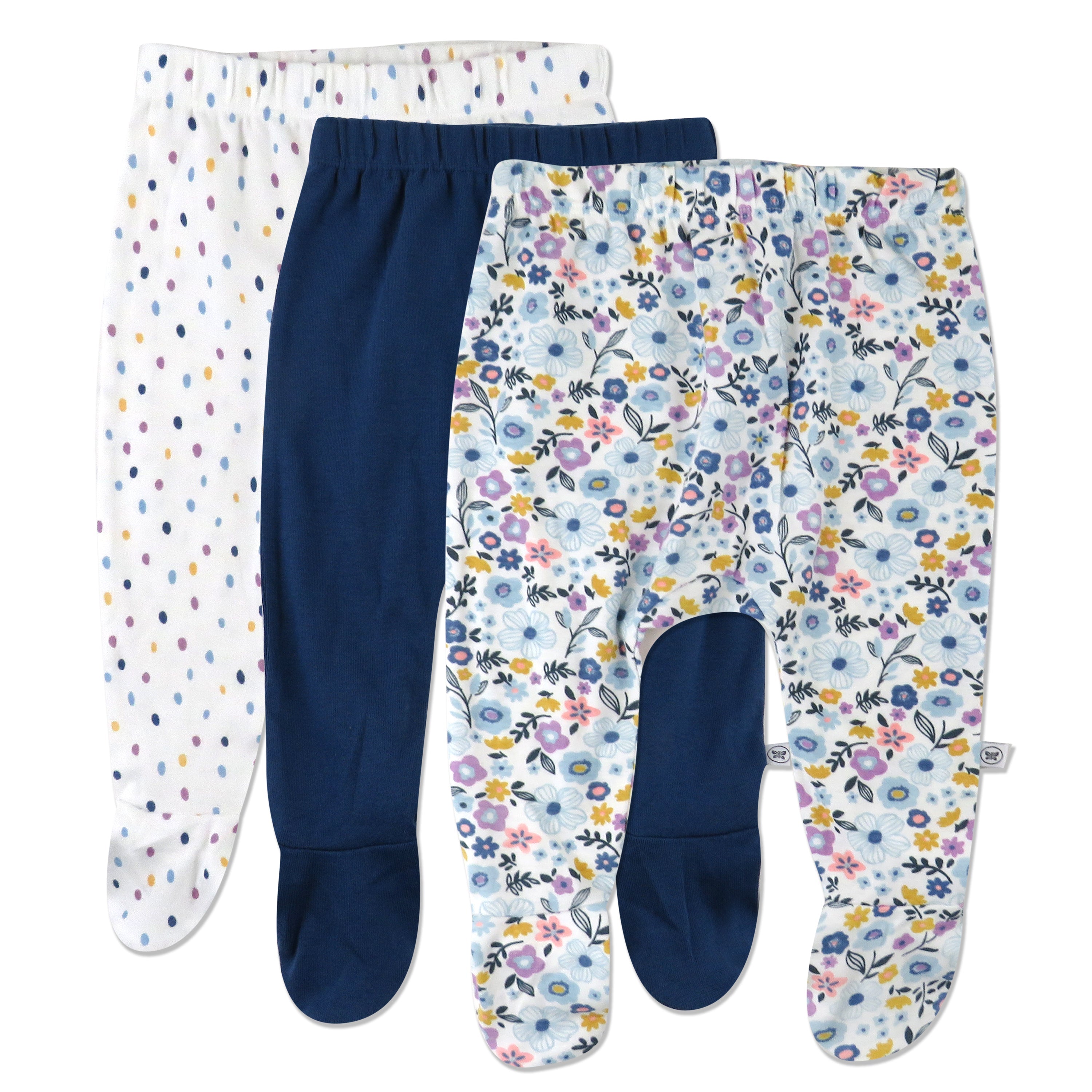  3-Pack Organic Cotton Footed Pants、mySite、layawaytickets