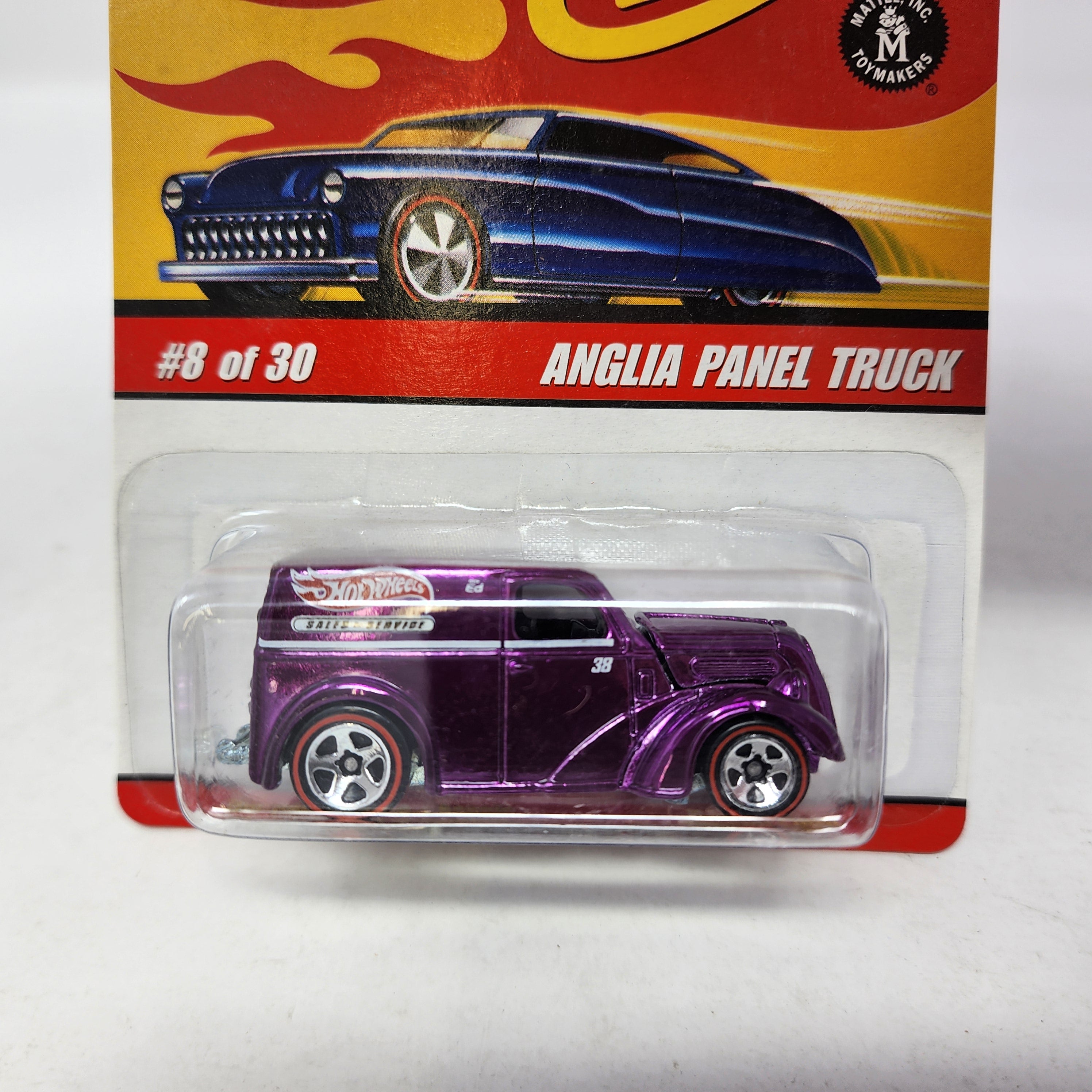Anglia Panel Truck #8 * Purple * Hot Wheels Classics Series、mySite、hgirdovlk