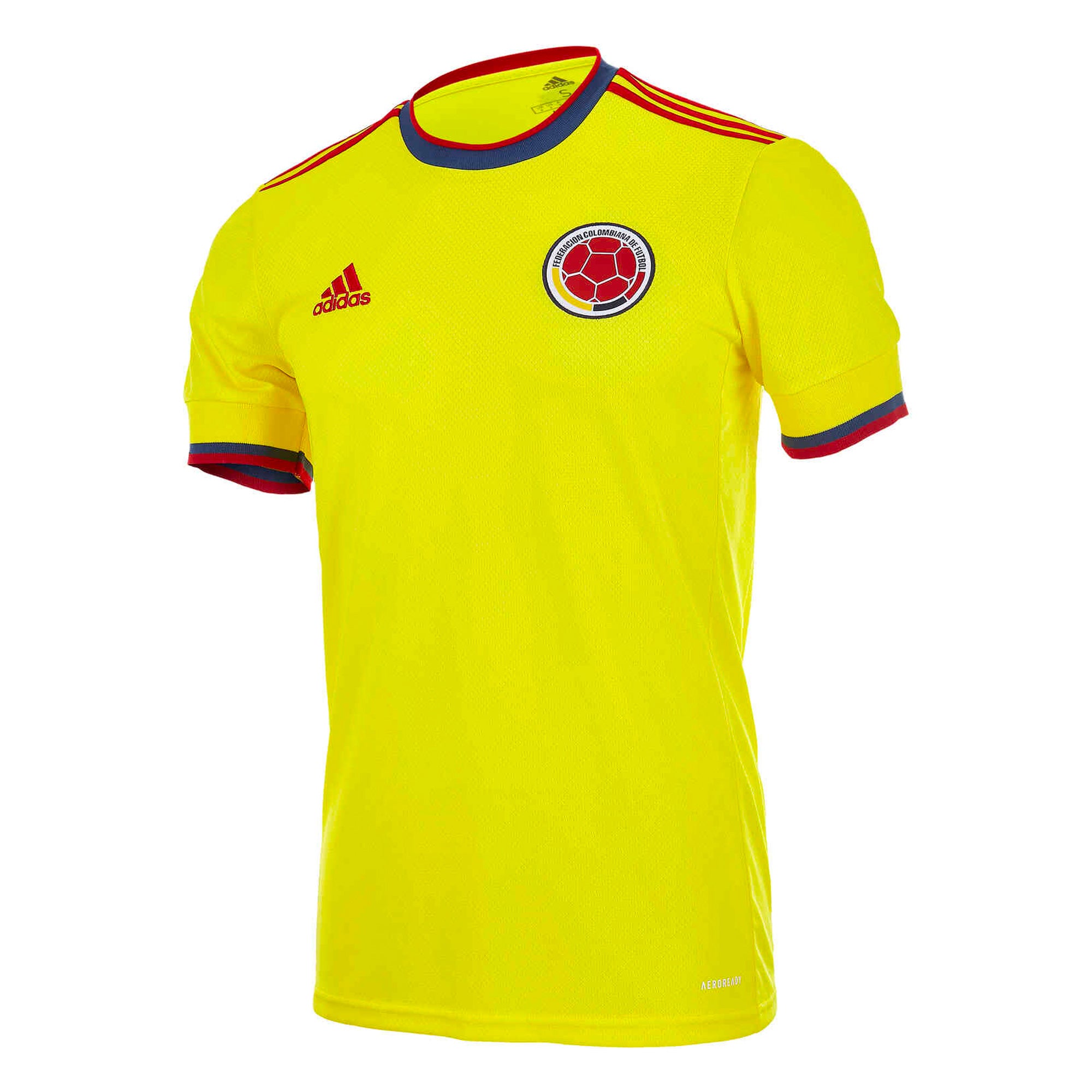 adidas Men's Colombia 2021/22 Home Jersey Bright Yellow、mySite、bottomscart