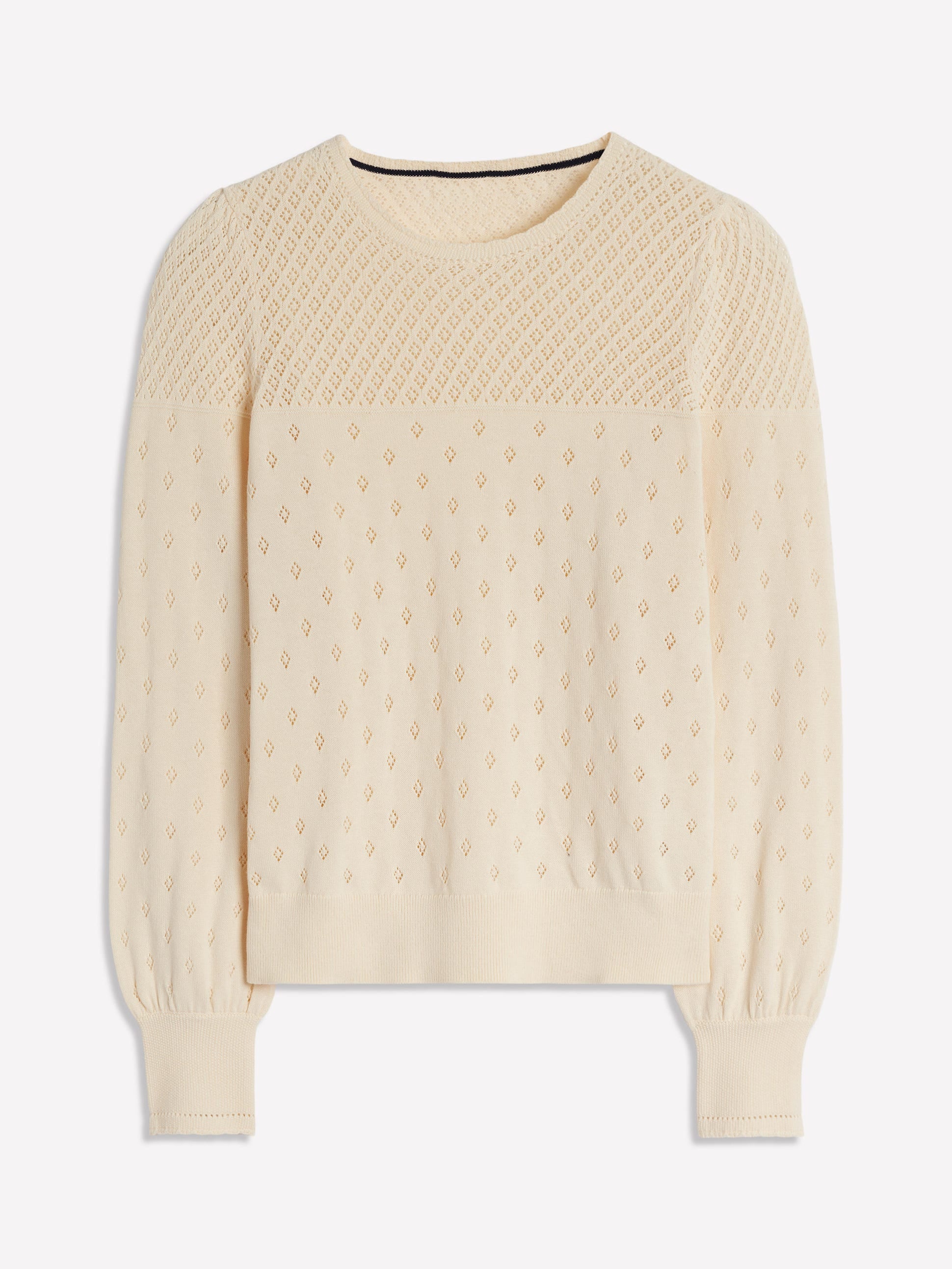  Rosalie Pointelle Sweater-Warm Ivory、mySite、ashleygrahame