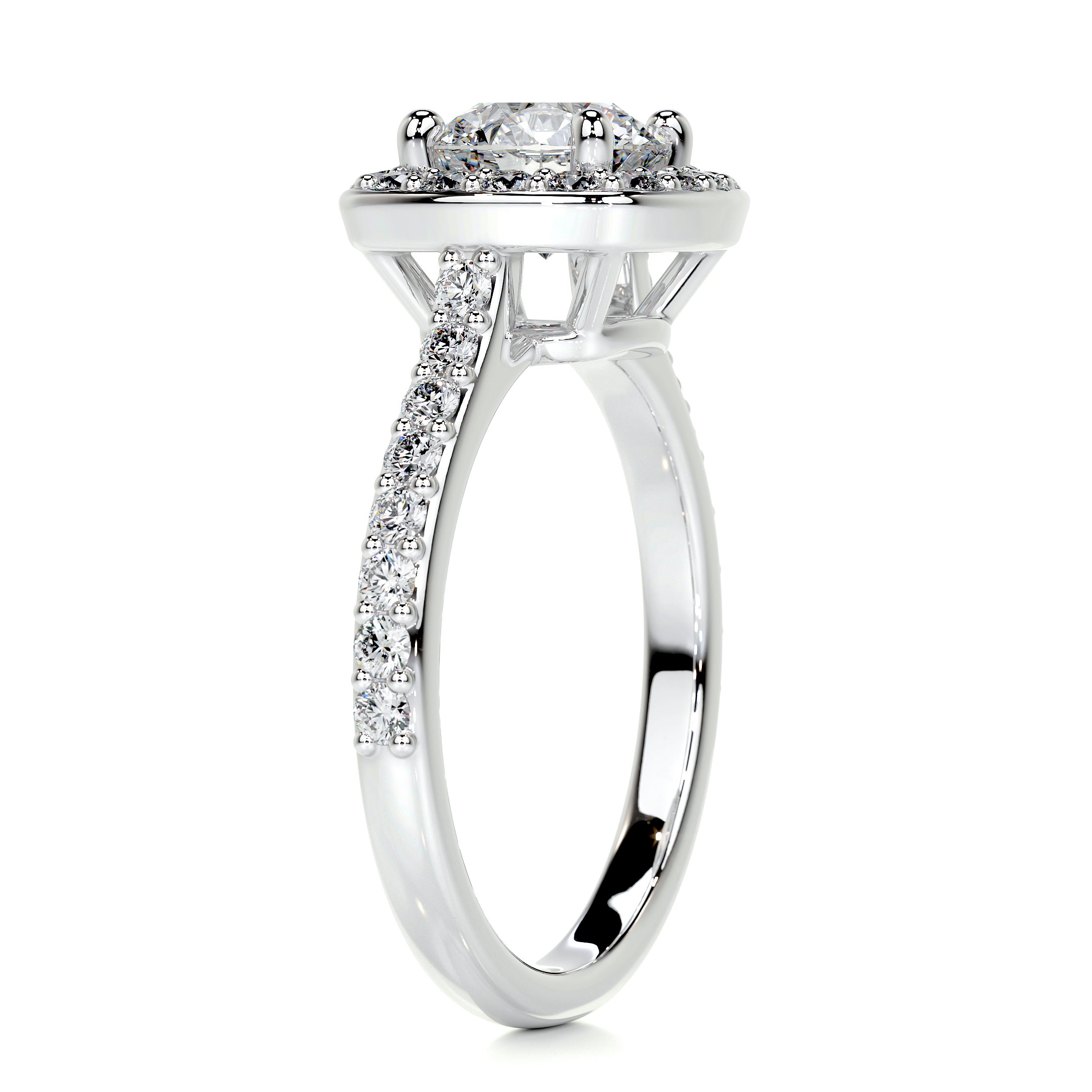 Paisley Diamond Engagement Ring -14K White Gold、mySite、hinf8tx79
