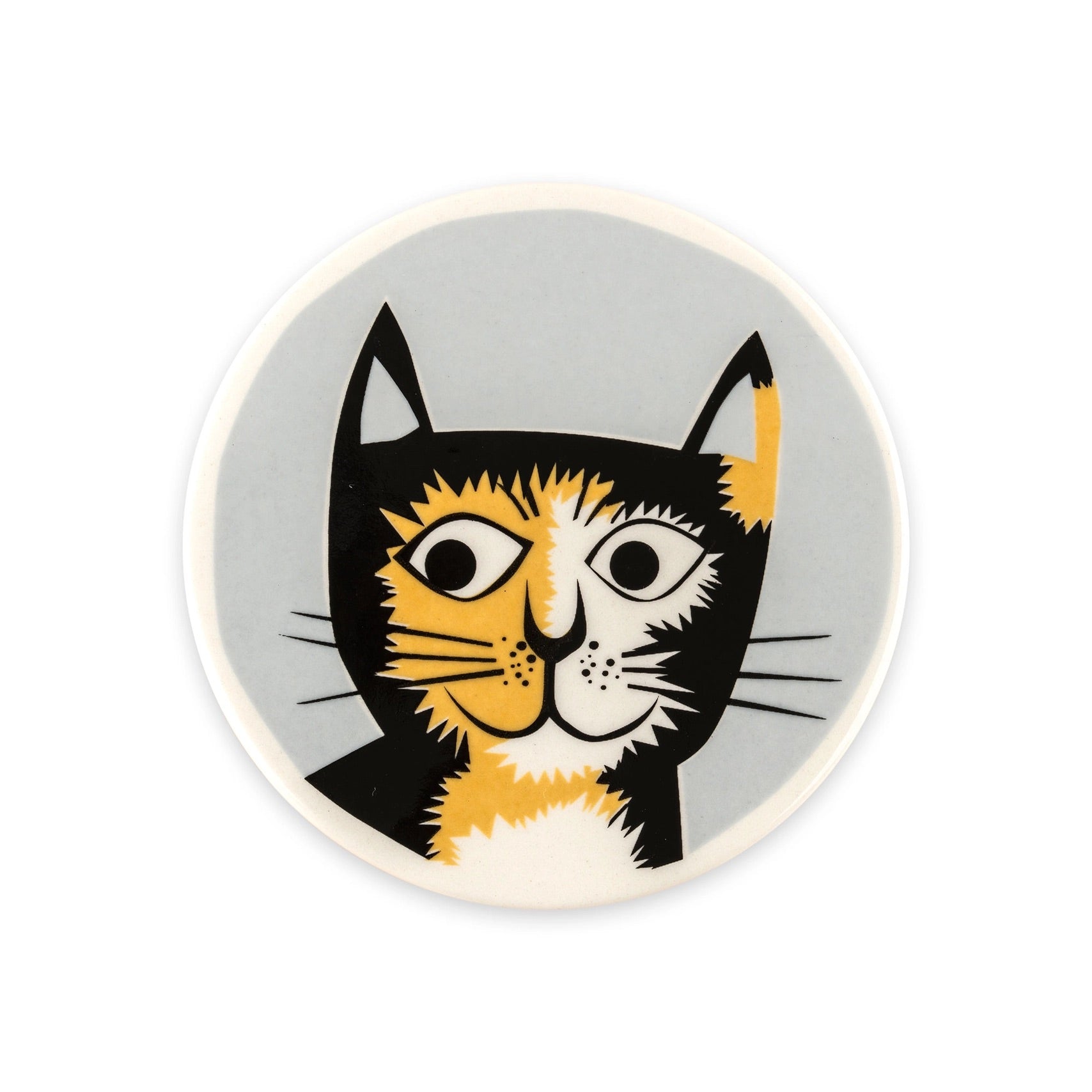 Handmade Ceramic Cat Coasters Box Set of 4、mySite、g9winljtr