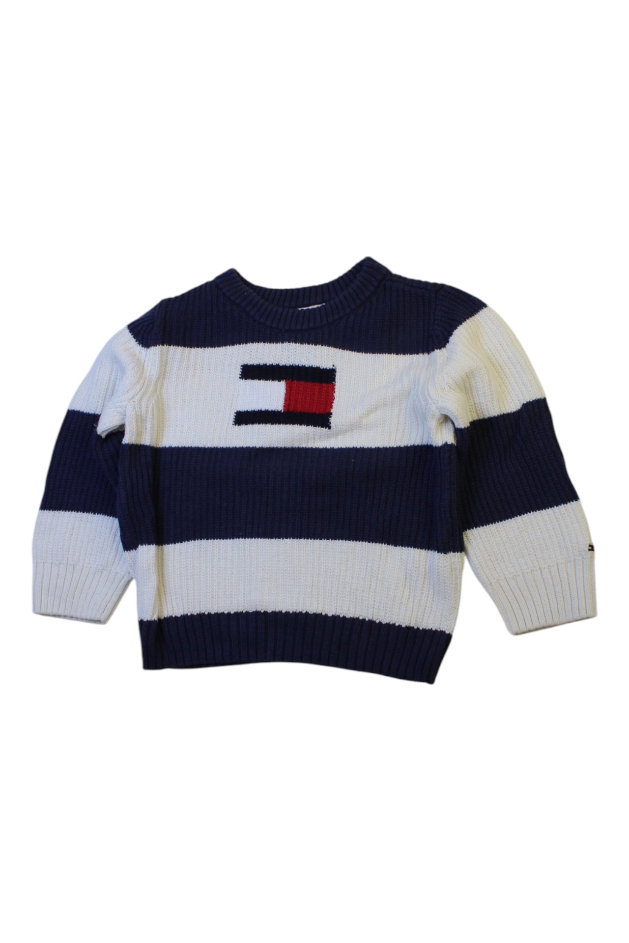 Tommy Hilfiger Striped Knit Sweater 18-24M、mySite、g9winljtr