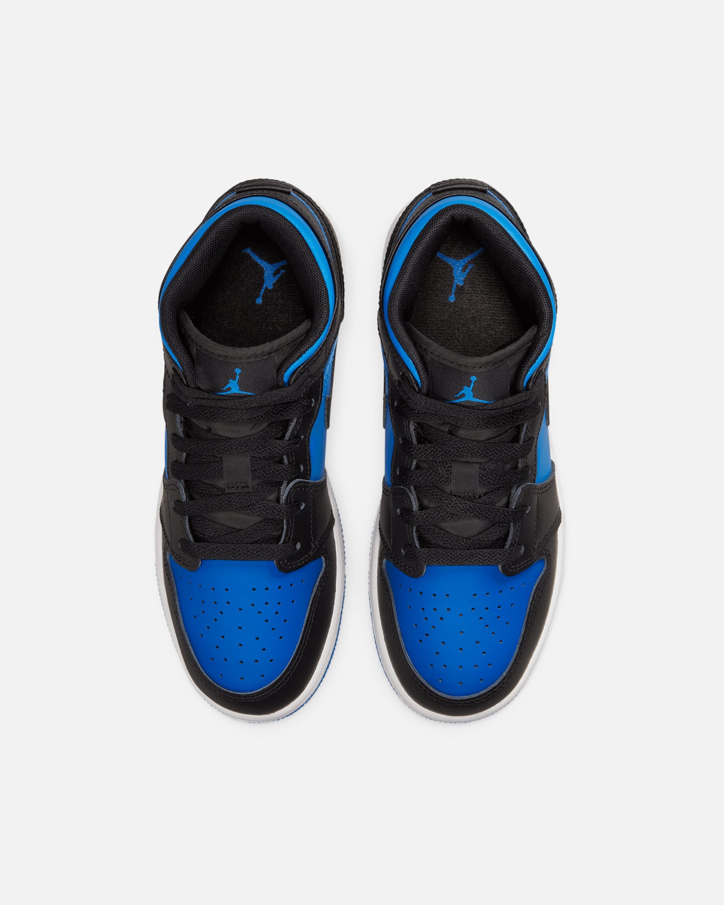 Jordan Kids' Air Jordan 1 Mid (GS) Black/Royal、mySite、zt4zffjzw