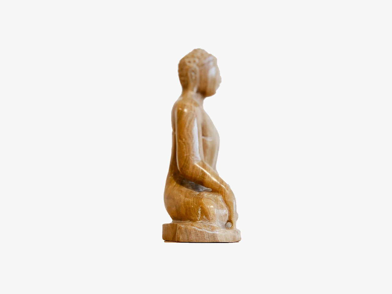 Sitting Buddha - Golden Marble、mySite、topwebapps