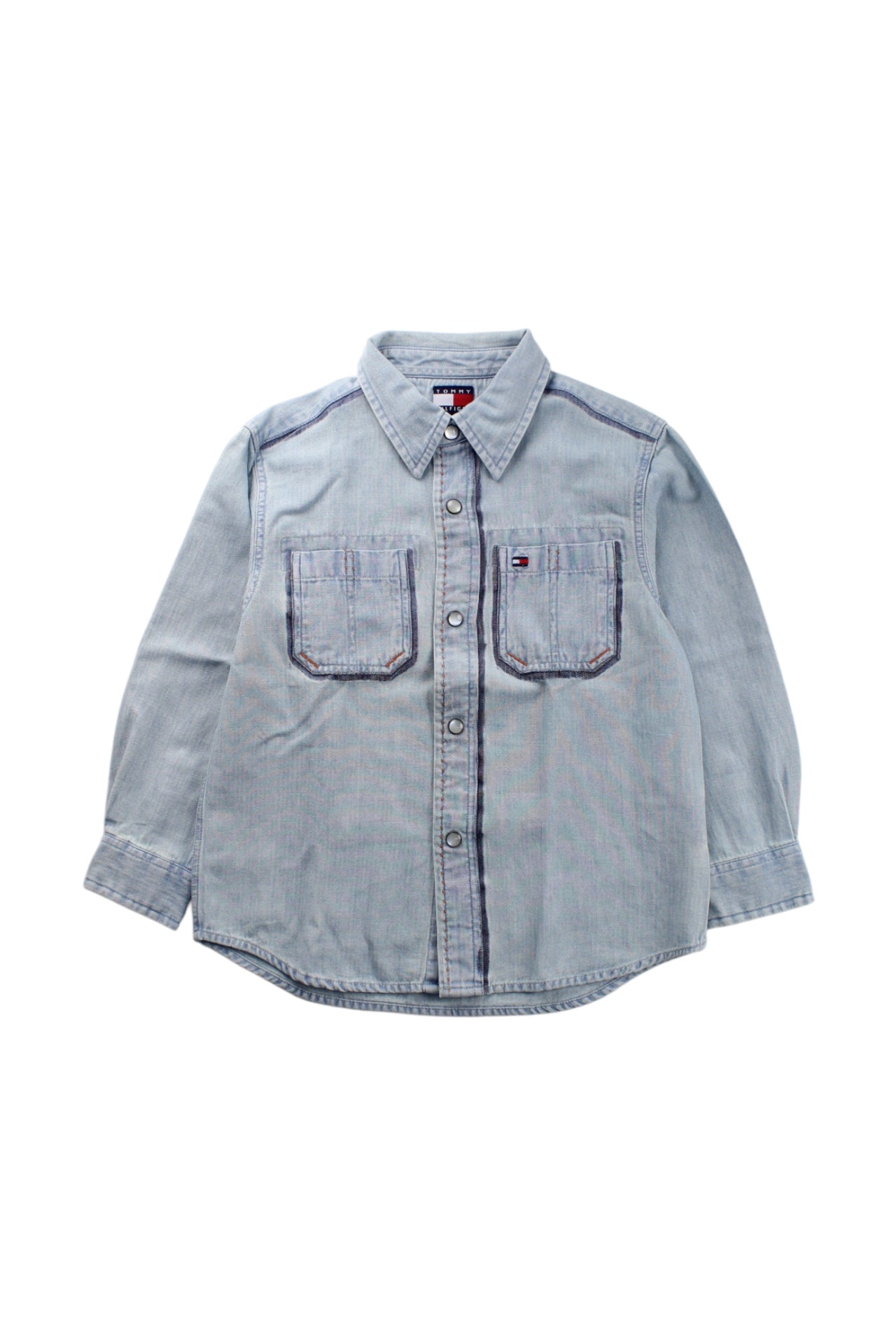 Tommy Hilfiger Denim Long Sleeve Shirt 4T、mySite、g9winljtr