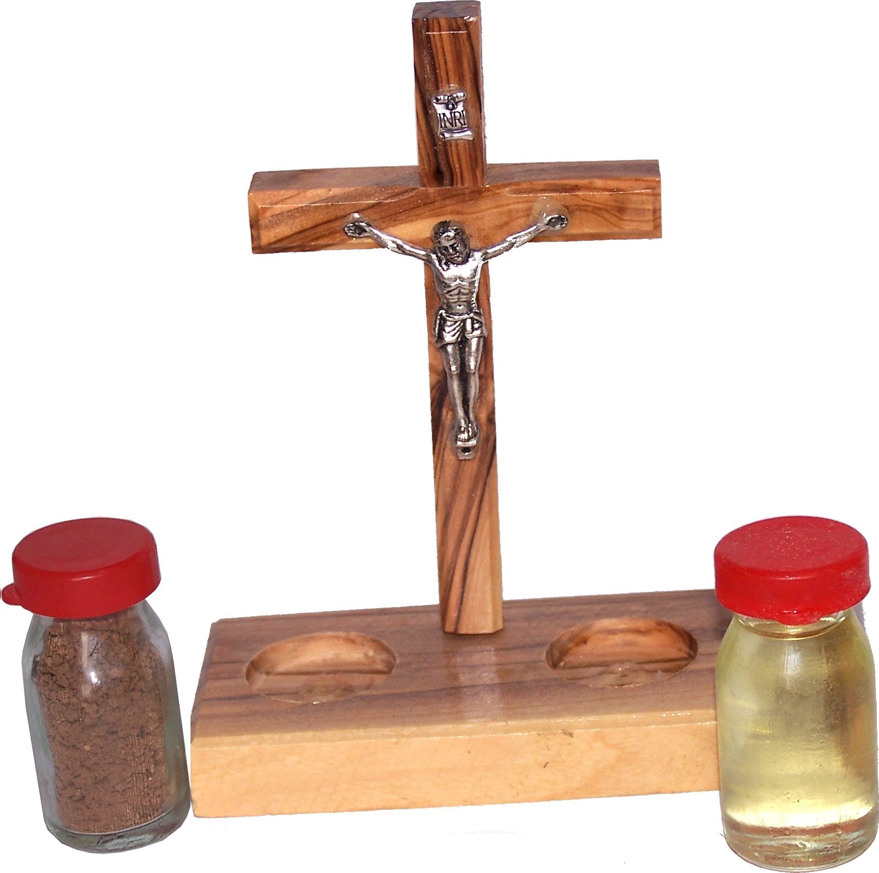  Holy Land Market Religious Samples with certificate and olive wood Table Crucifix、mySite、elrpsem3k