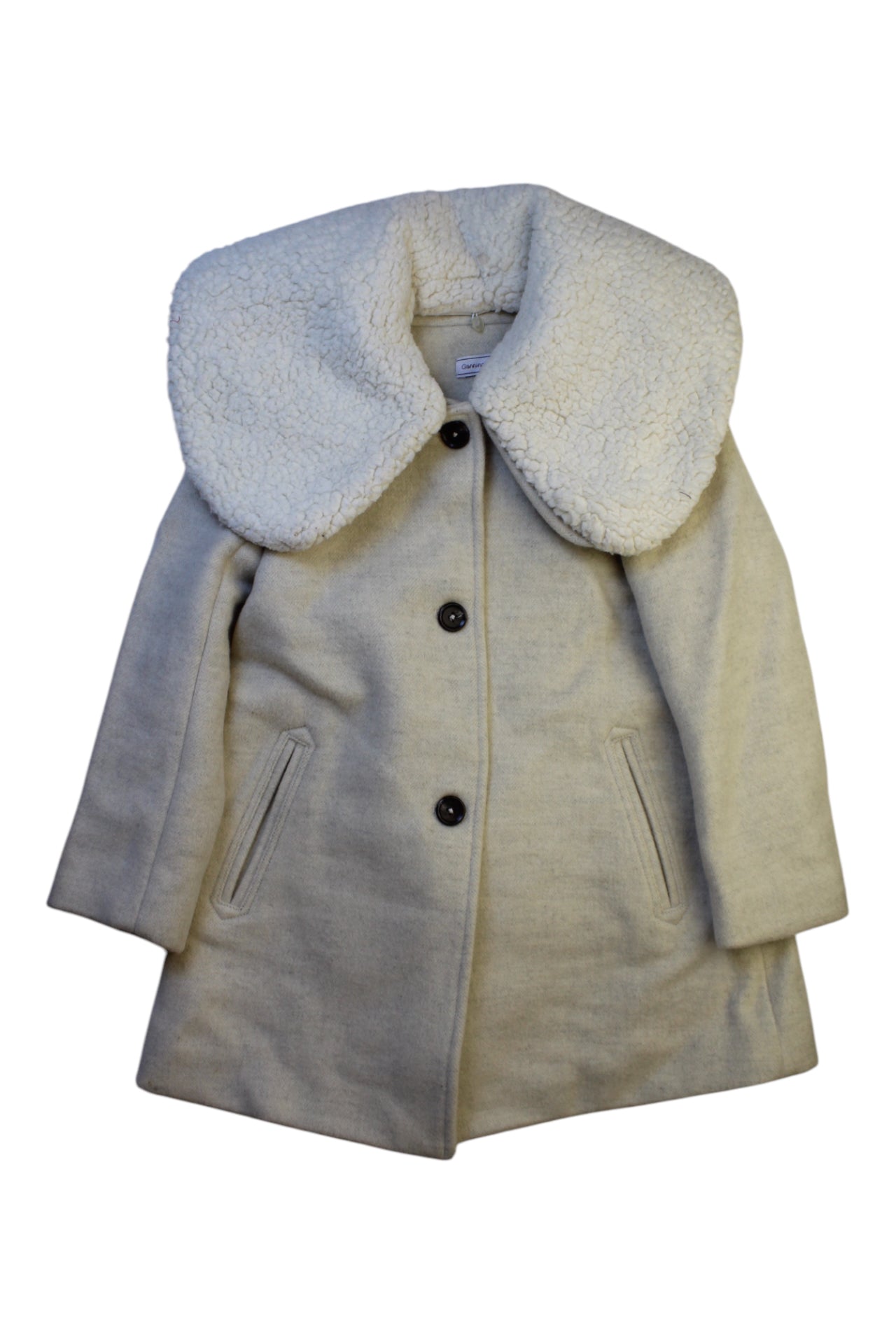 Gannino D'Angelo Fur Collar Coat, Size 5-6T、mySite、g9winljtr