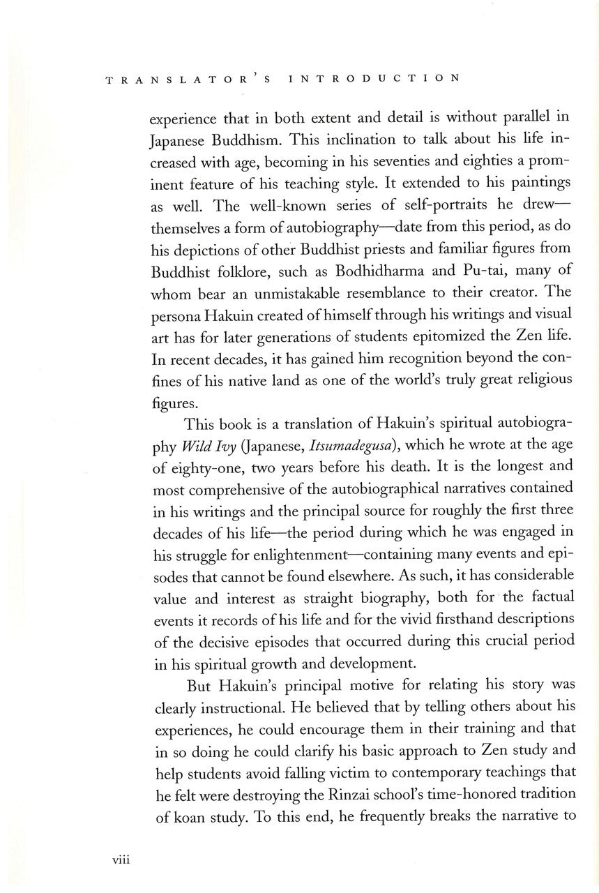 Wild Ivy: The Spiritual Autobiography of Zen Master Hakuin、mySite、topwebapps