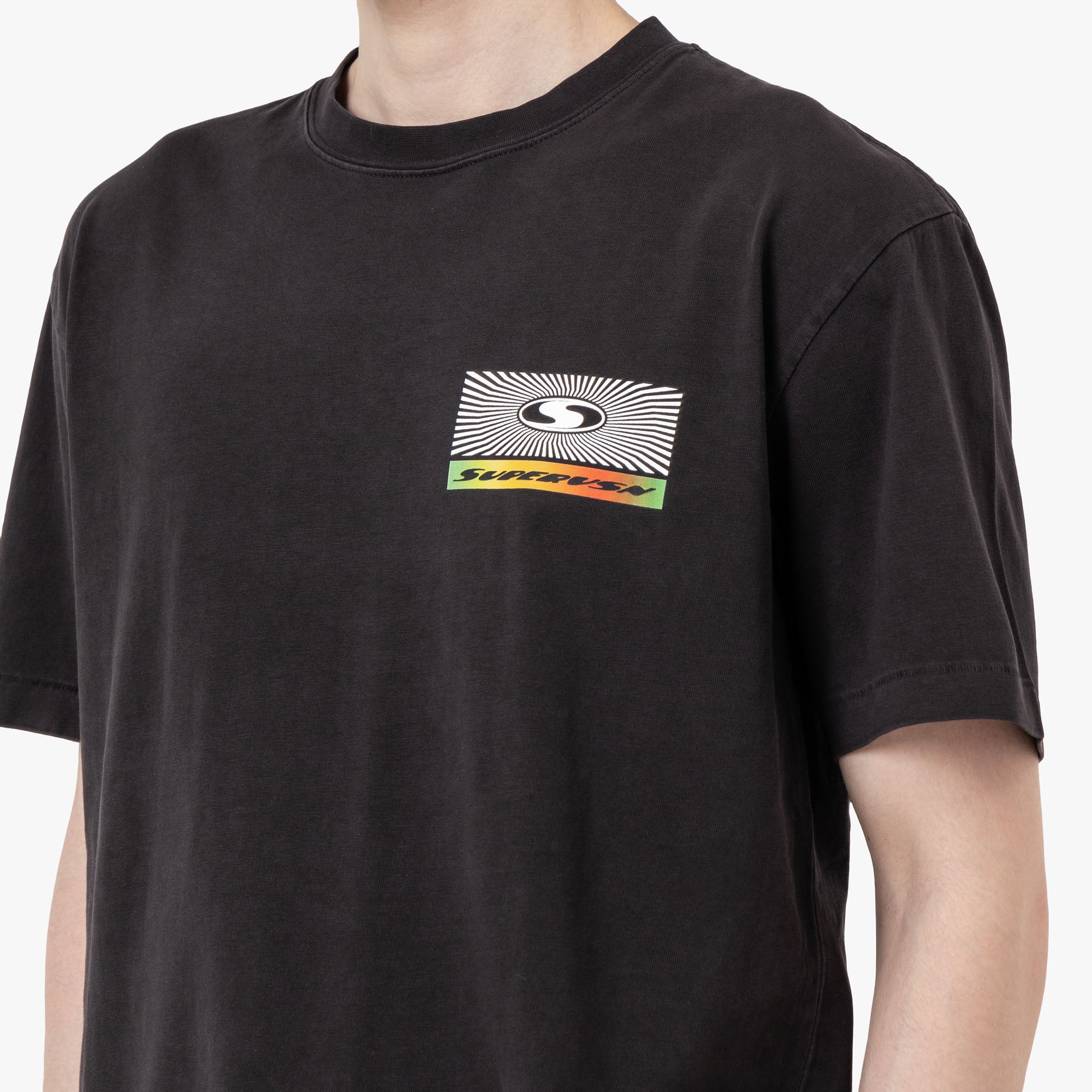  Supervsn Vibrate Higher T-Shirt / Vintage Black、mySite、merchandisen