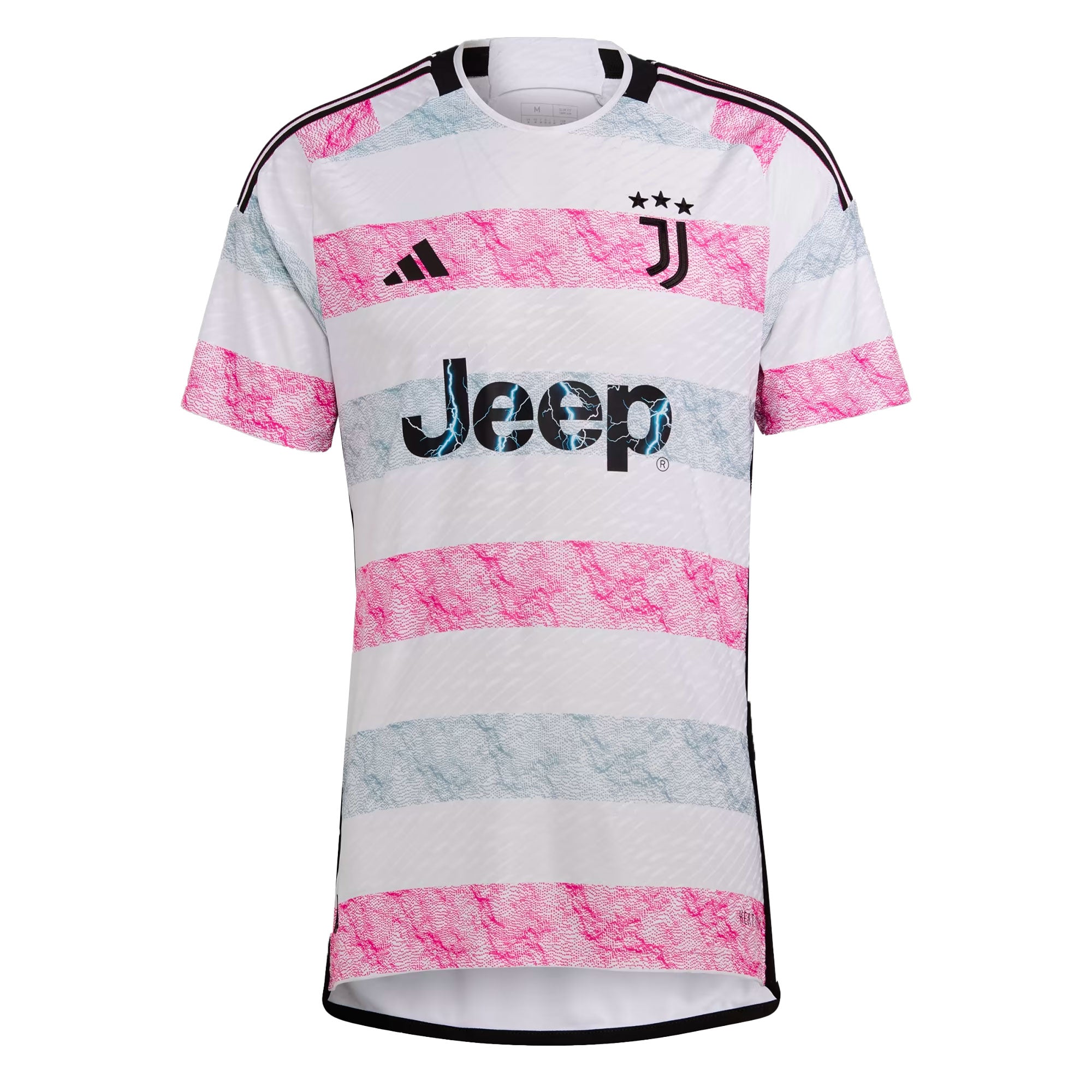 adidas Men's Juventus 2023/24 Authentic Away Jersey White/Black、mySite、noshort