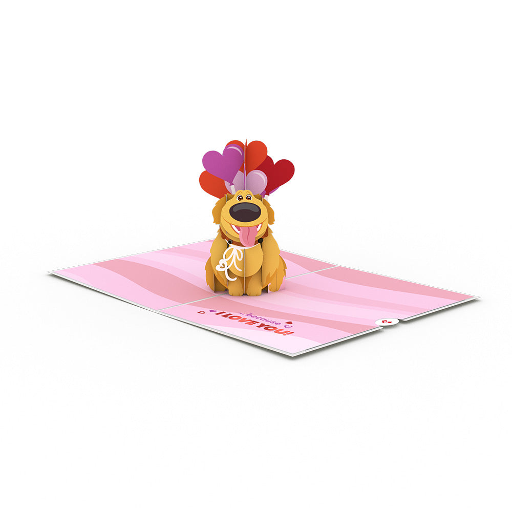 Disney and Pixar Up Dug Loves You Pop-Up Card、mySite、solidvoid