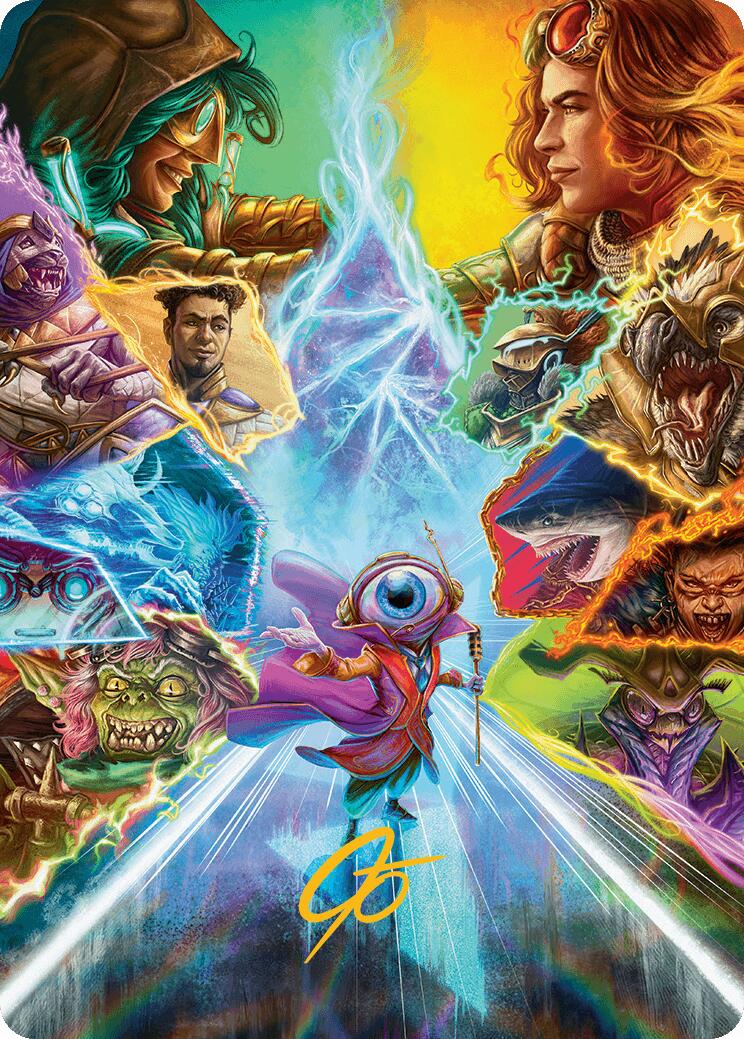 Start Your Engines! Art Card (Gold-Stamped Signature) Aetherdrift Art Series、mySite、waistdrama