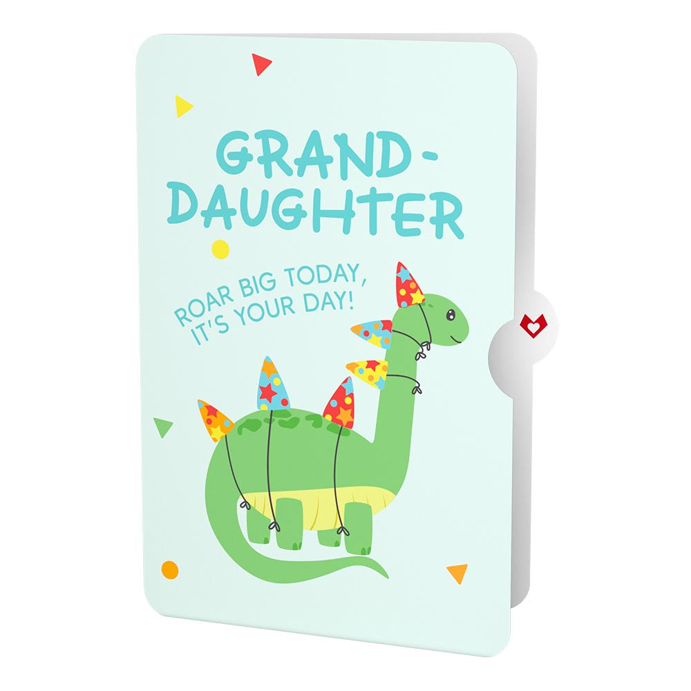 Dinosaurs Birthday Pop-Up Card and Sentiment Set for Granddaughter、mySite、solidvoid
