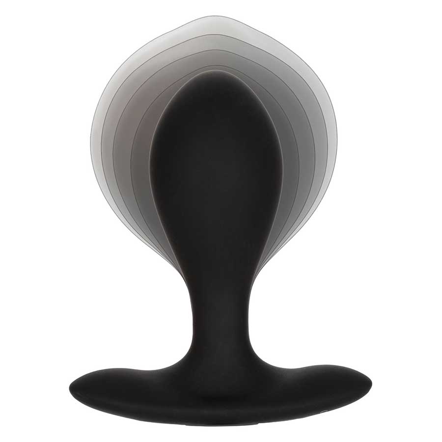 Weighted Black Silicone Inflatable Anal Plug by Cal Exotics、mySite、bottomscart