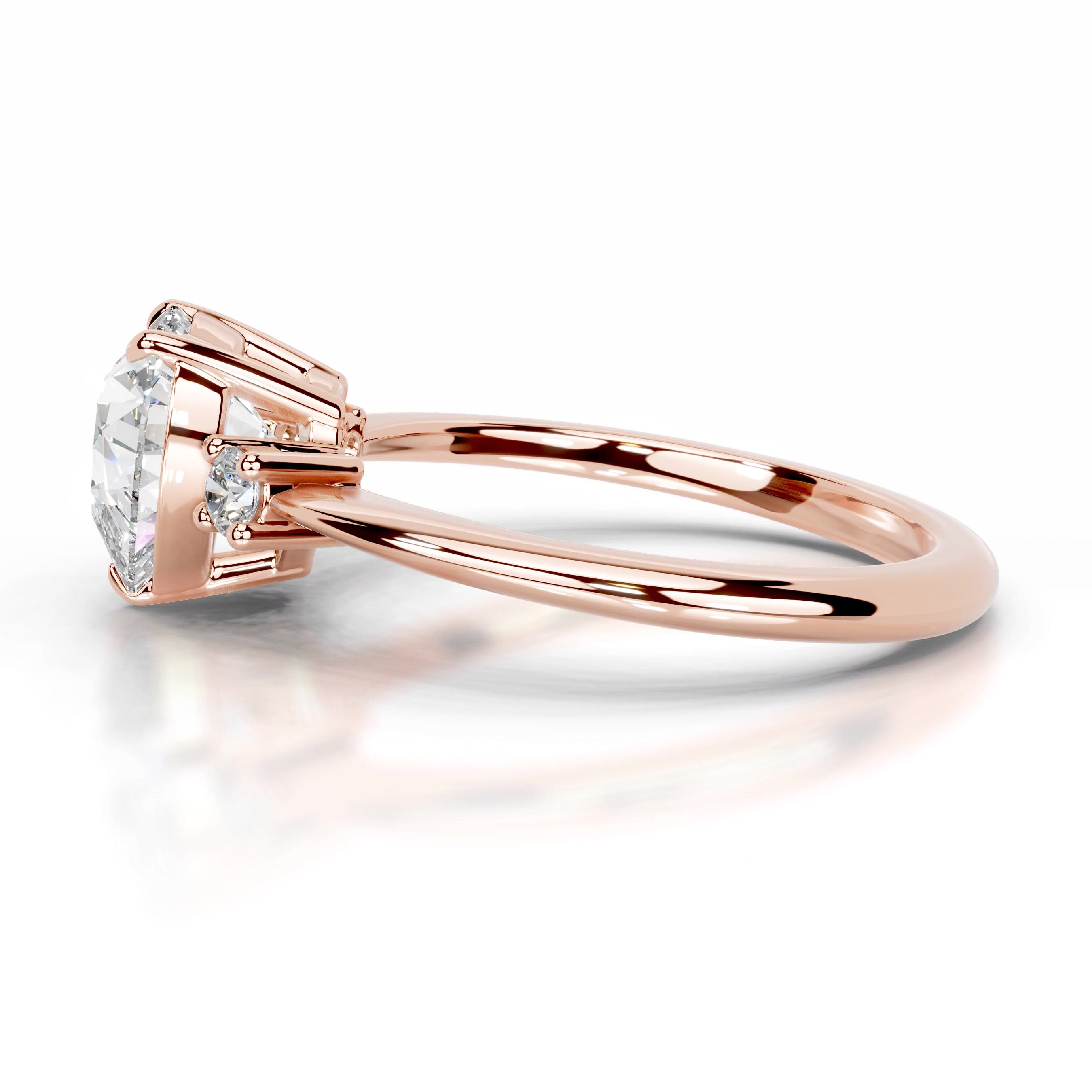 Dalila Diamond Engagement Ring - 14K Rose Gold、mySite、hinf8tx79