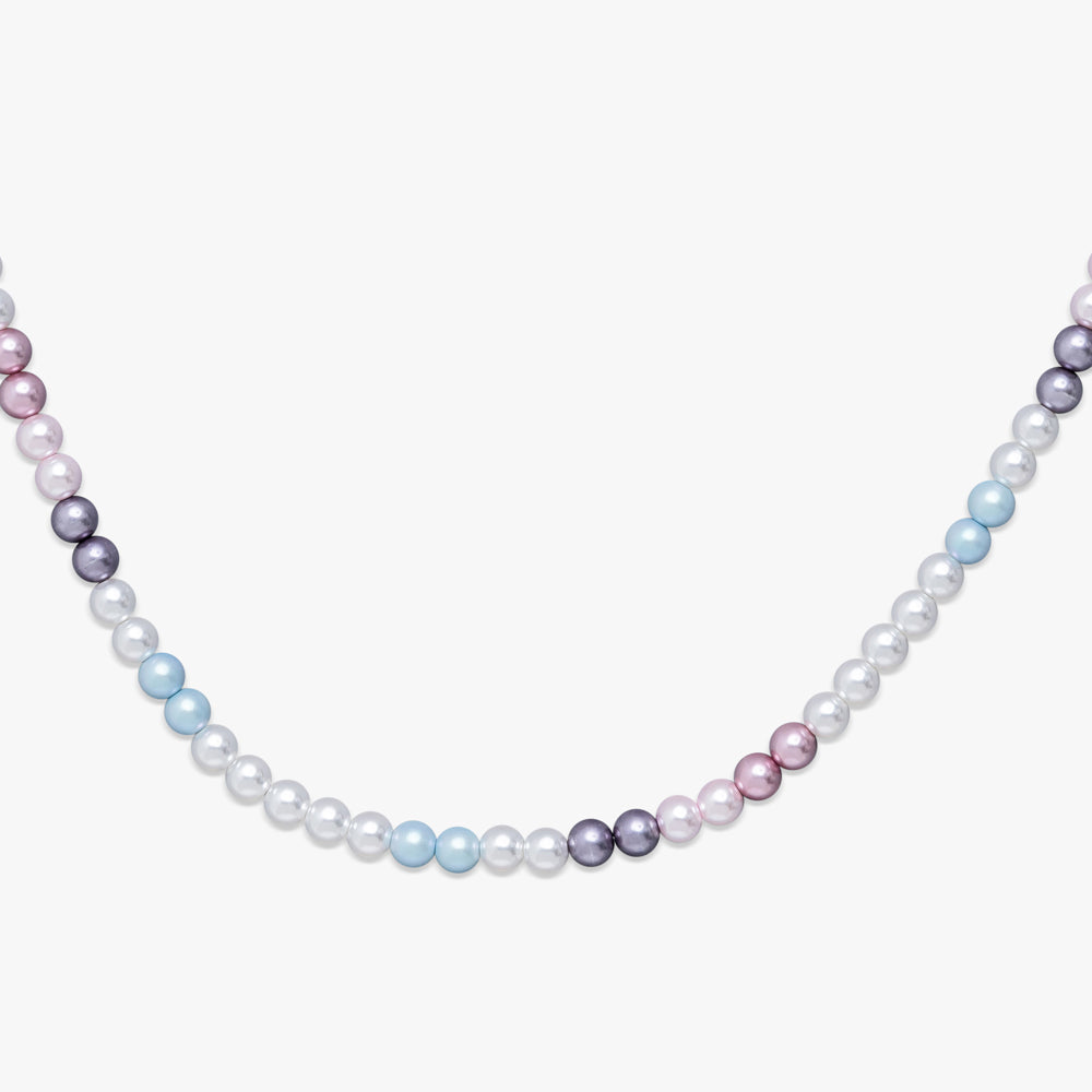 Double Row Colorful Pearl Necklace、mySite、hinf8tx79