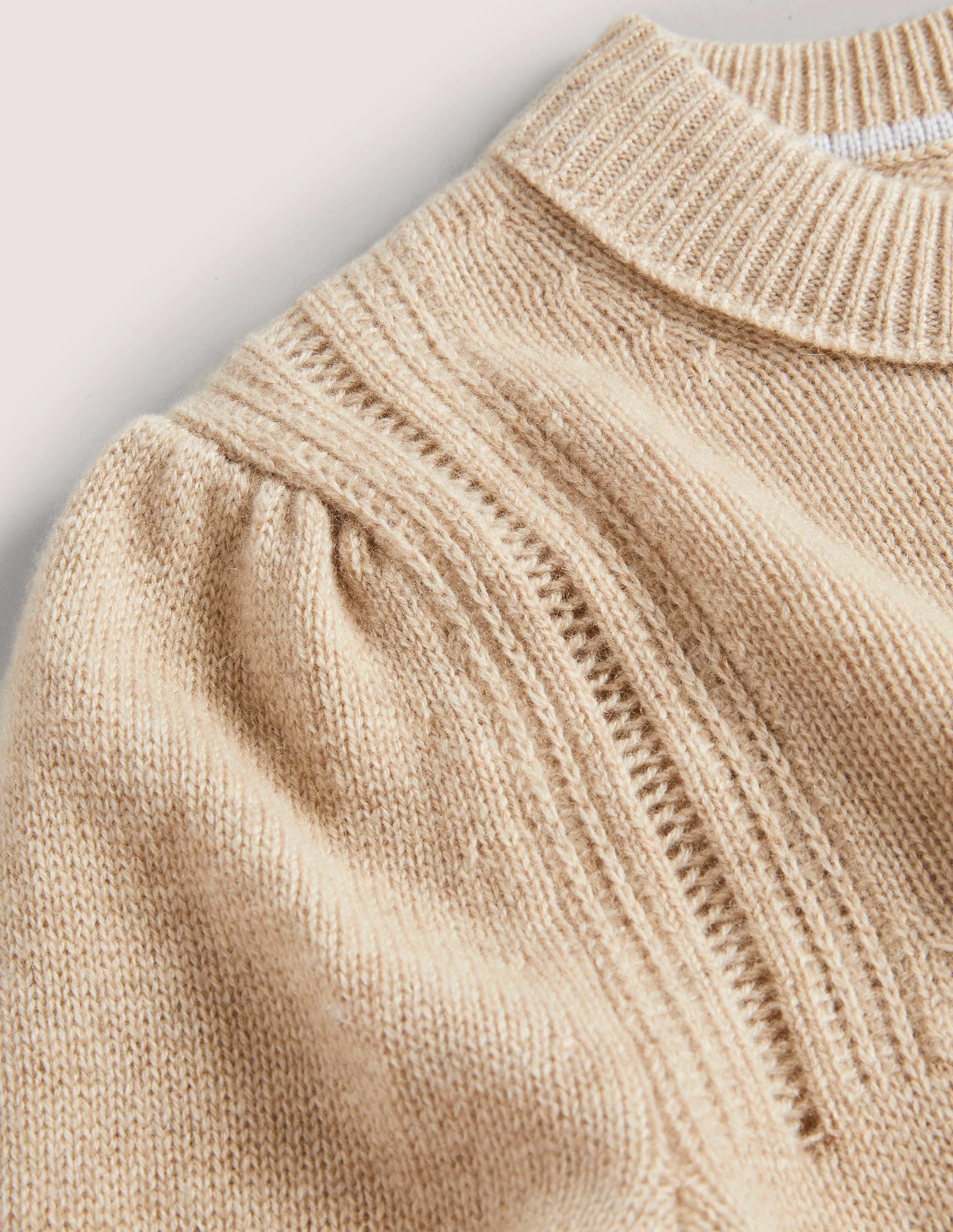  Lofty Cashmere Jumper-Chinchilla Melange、mySite、ashleygrahame