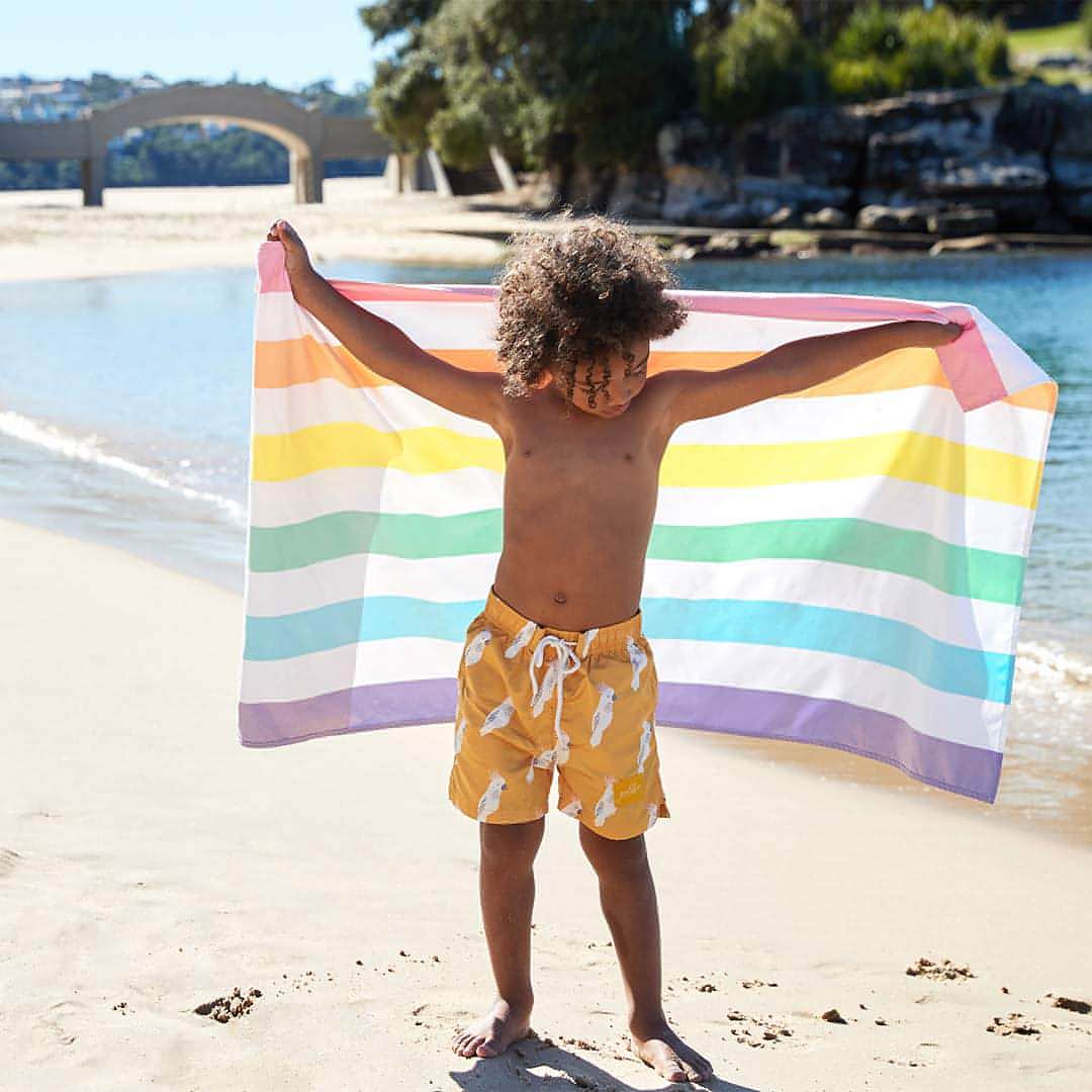  Dock & Bay Kid's Beach Towel - Unicorn Waves、mySite、merchandisen