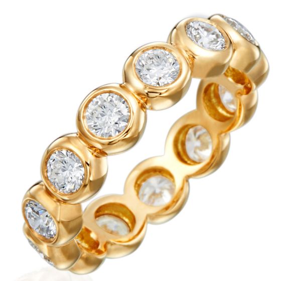 Gumuchian Moonlight 18k Gold Diamond Band Ring、mySite、hinf8tx79