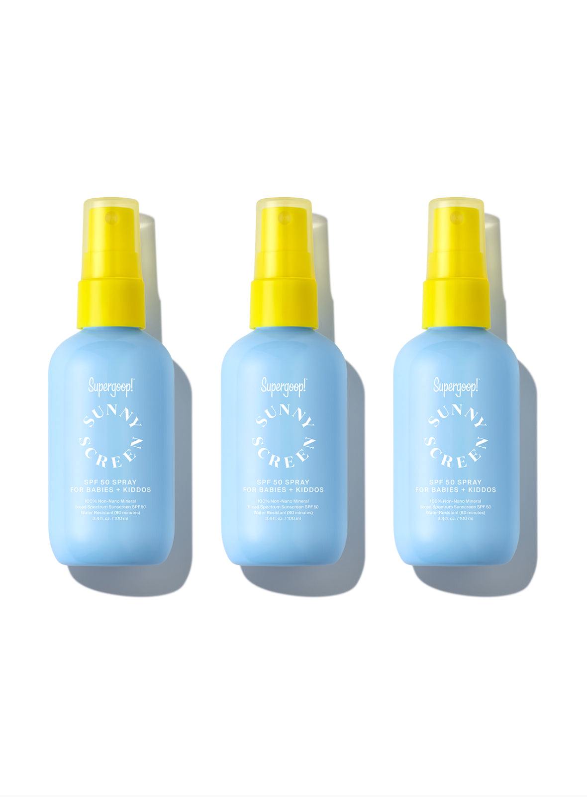  Sunnyscreen Mineral Spray SPF 50 - 3 pack、mySite、ghnorth
