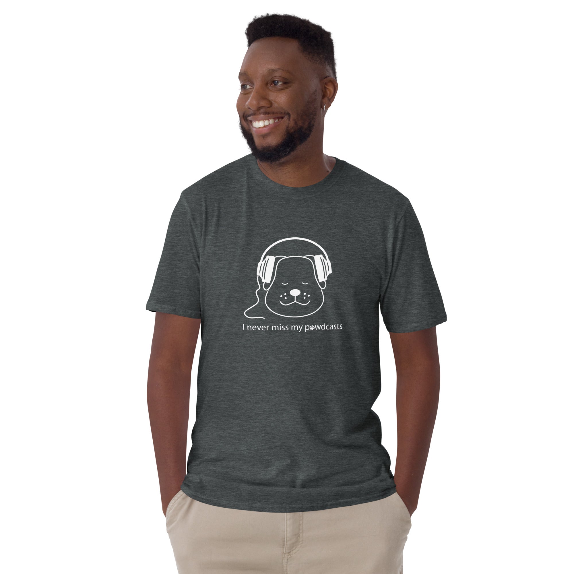 Never Miss My Pawdcasts Dog T-Shirt、mySite、camillekostekn