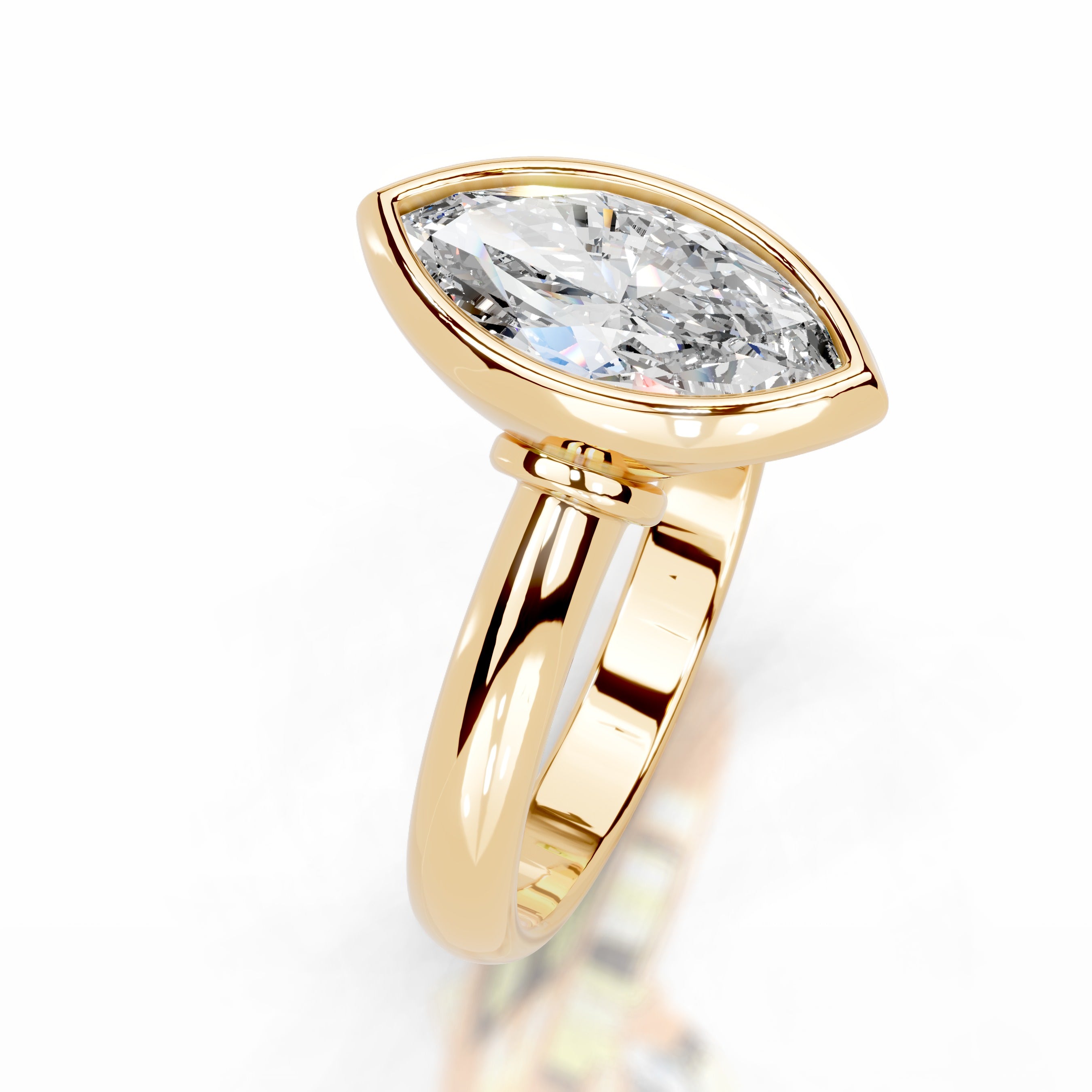 Kaylee Lab Grown Diamond Ring - 18K Yellow Gold、mySite、hinf8tx79