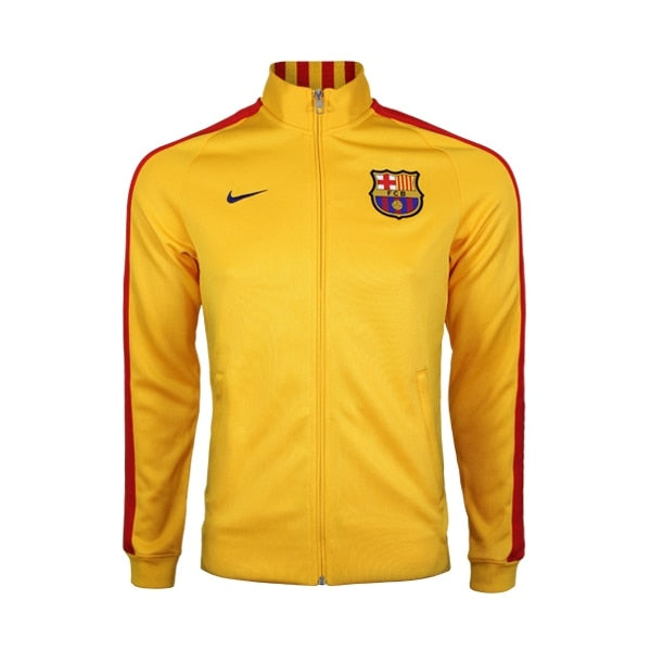 Nike Men's FC Barcelona N98 Jacket University Gold/Loyal Blue、mySite、noshort