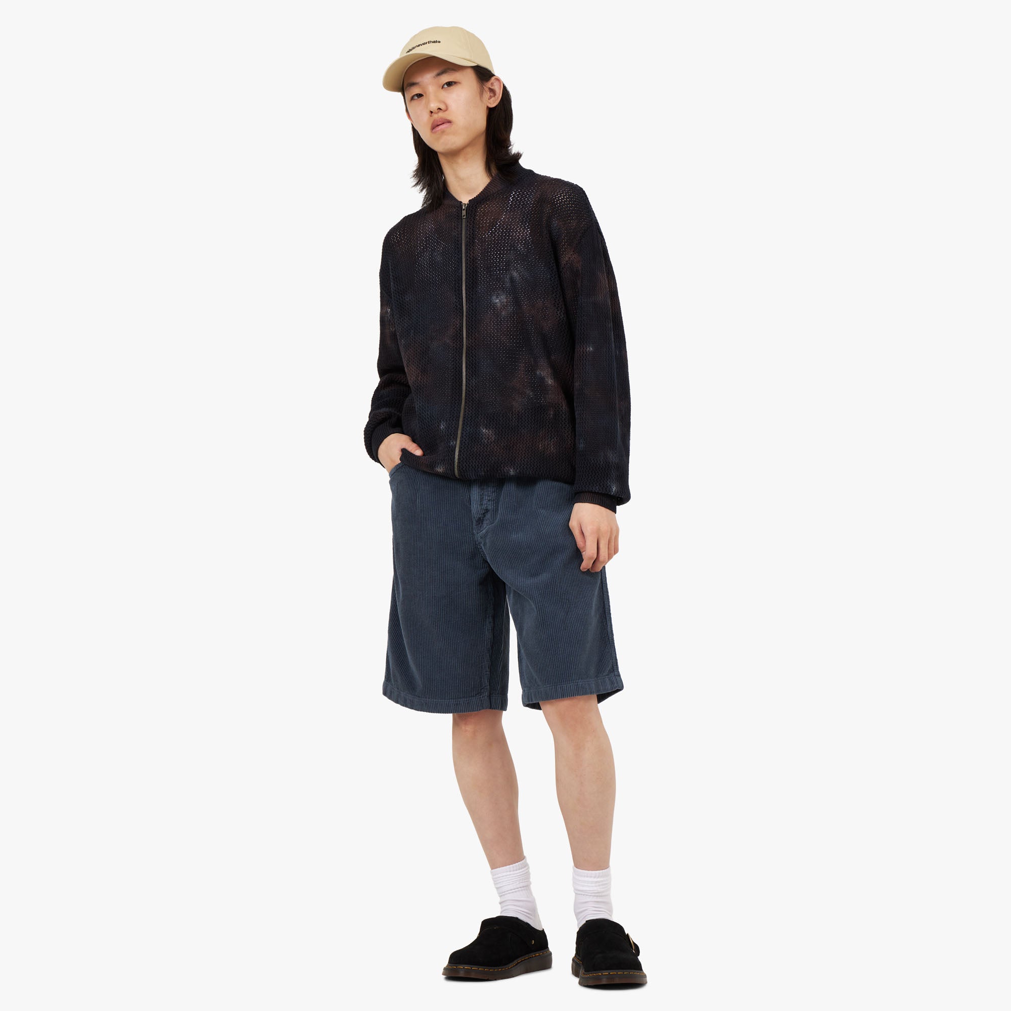  thisisneverthat Overdyed Corduroy Shorts / Off White、mySite、merchandisen