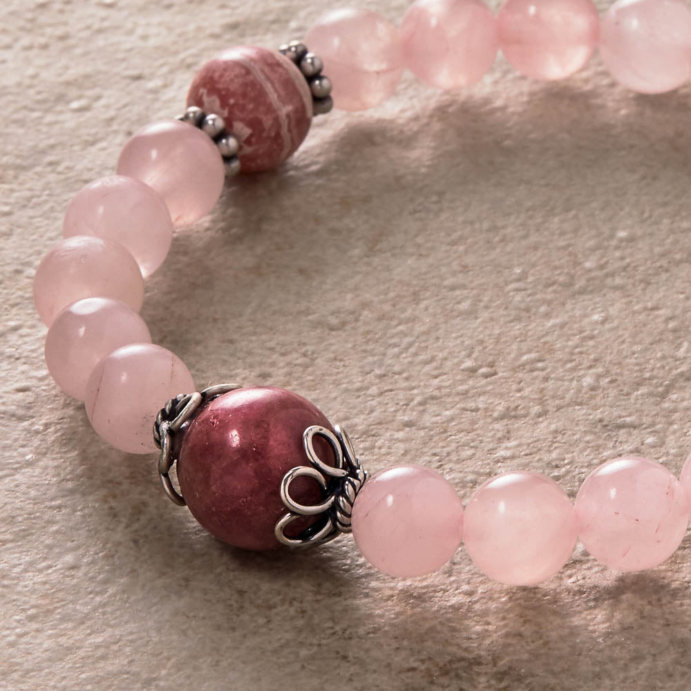 Stretchy Rose Quartz Mala、mySite、topwebapps